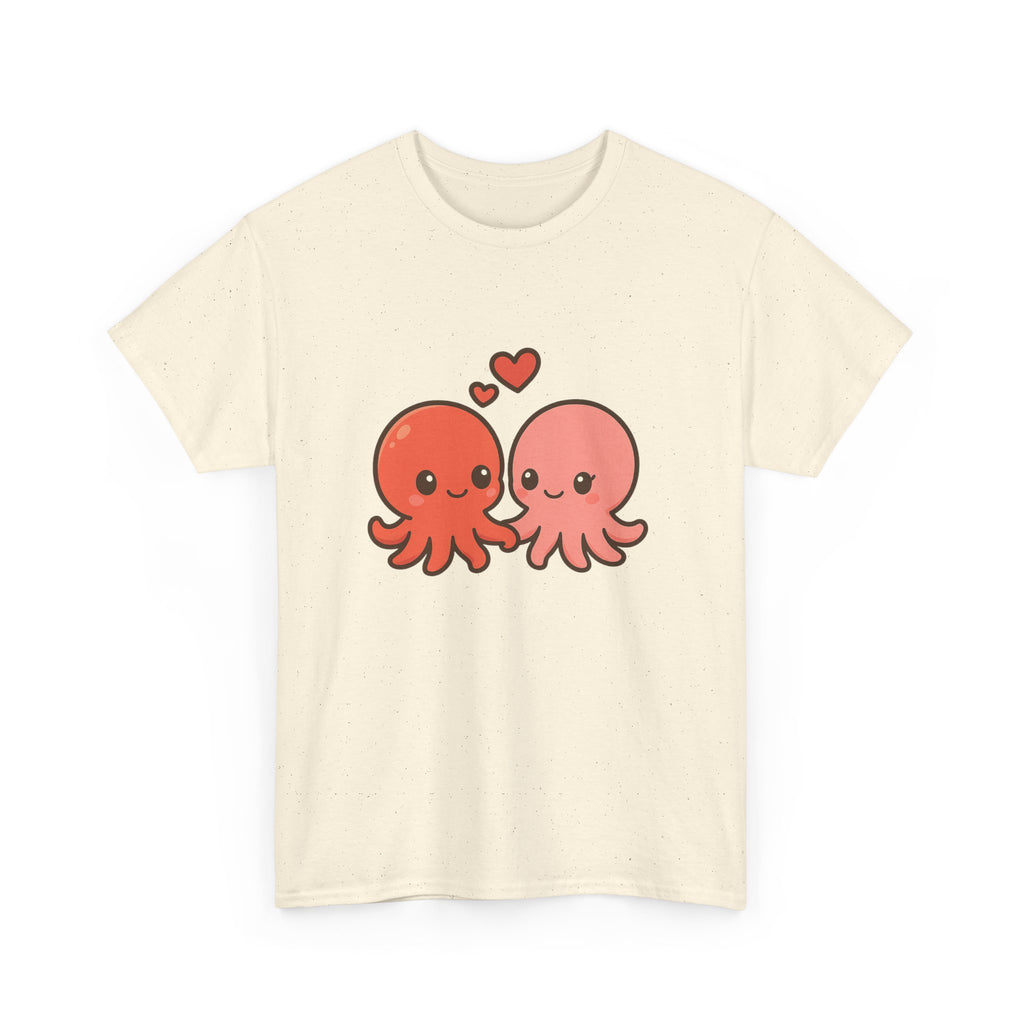 Octopus Couple Tee — Cute Kawaii Love Octopus T-Shirt - Adult