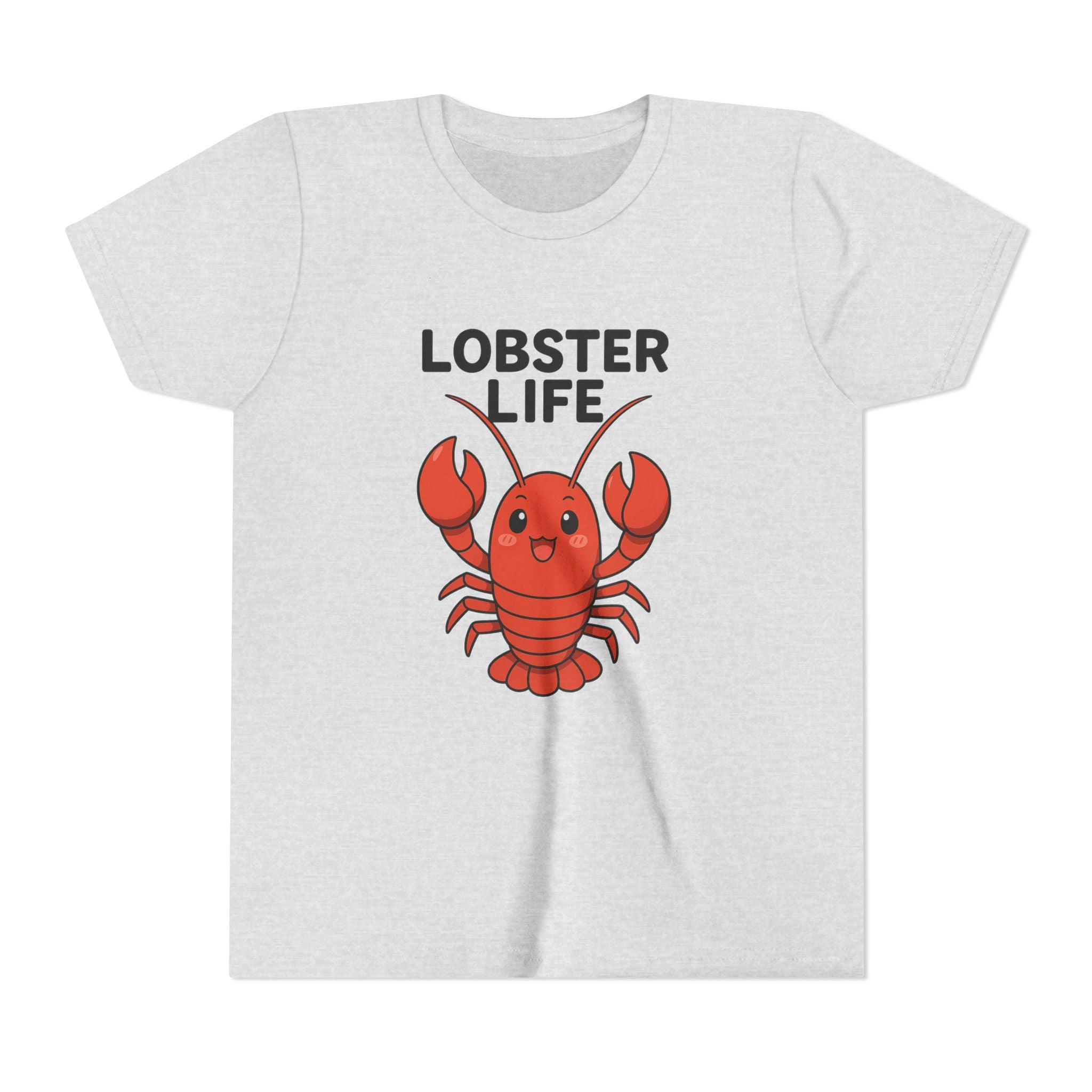 Youth Tee — Cute "Lobster Life" Kids T-Shirt (Summer Beach Shirt)