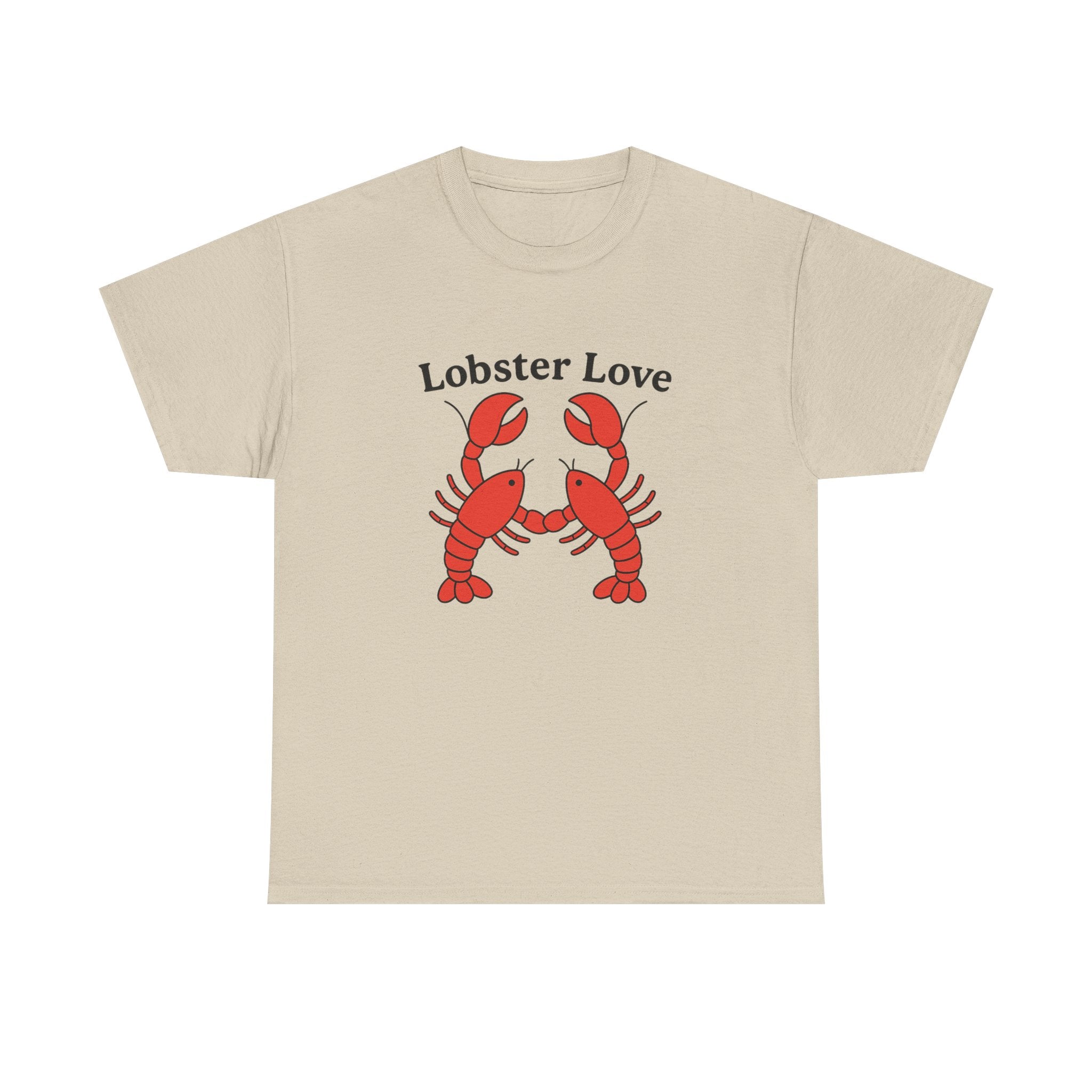 Lobster Love T‑Shirt — Cute Lobster Couple Graphic Tee - Adult