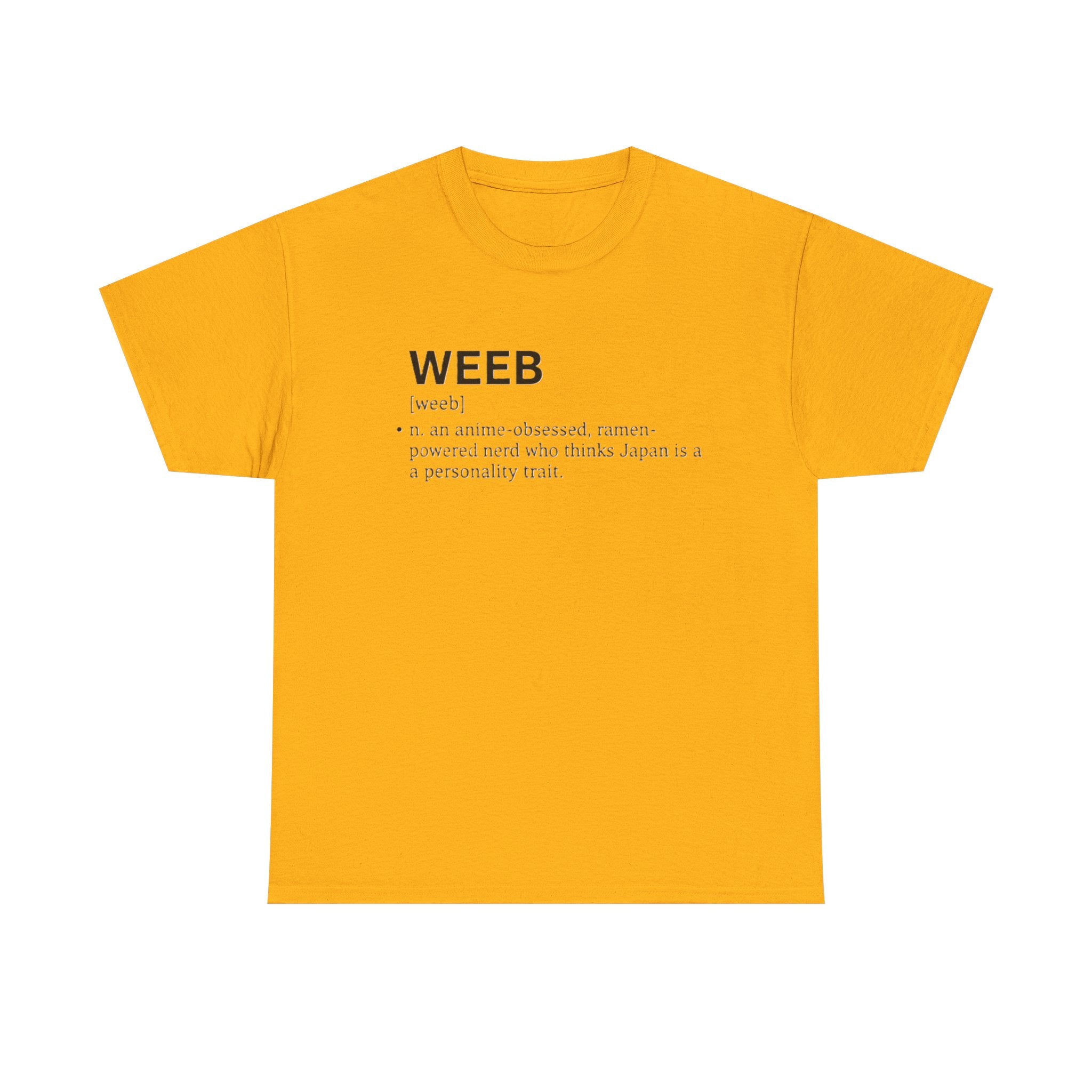 Weeb Definition T-Shirt — Funny Anime Lover Tee - Adult