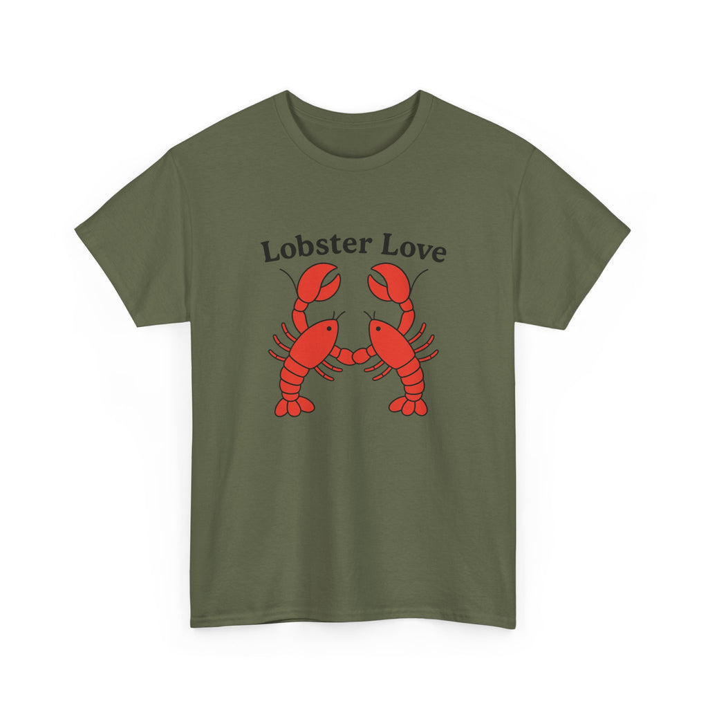 Lobster Love T‑Shirt — Cute Lobster Couple Graphic Tee - Adult