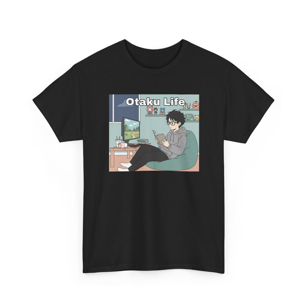 Otaku Life T-Shirt — Chill Anime Gamer Graphic Tee - Adult