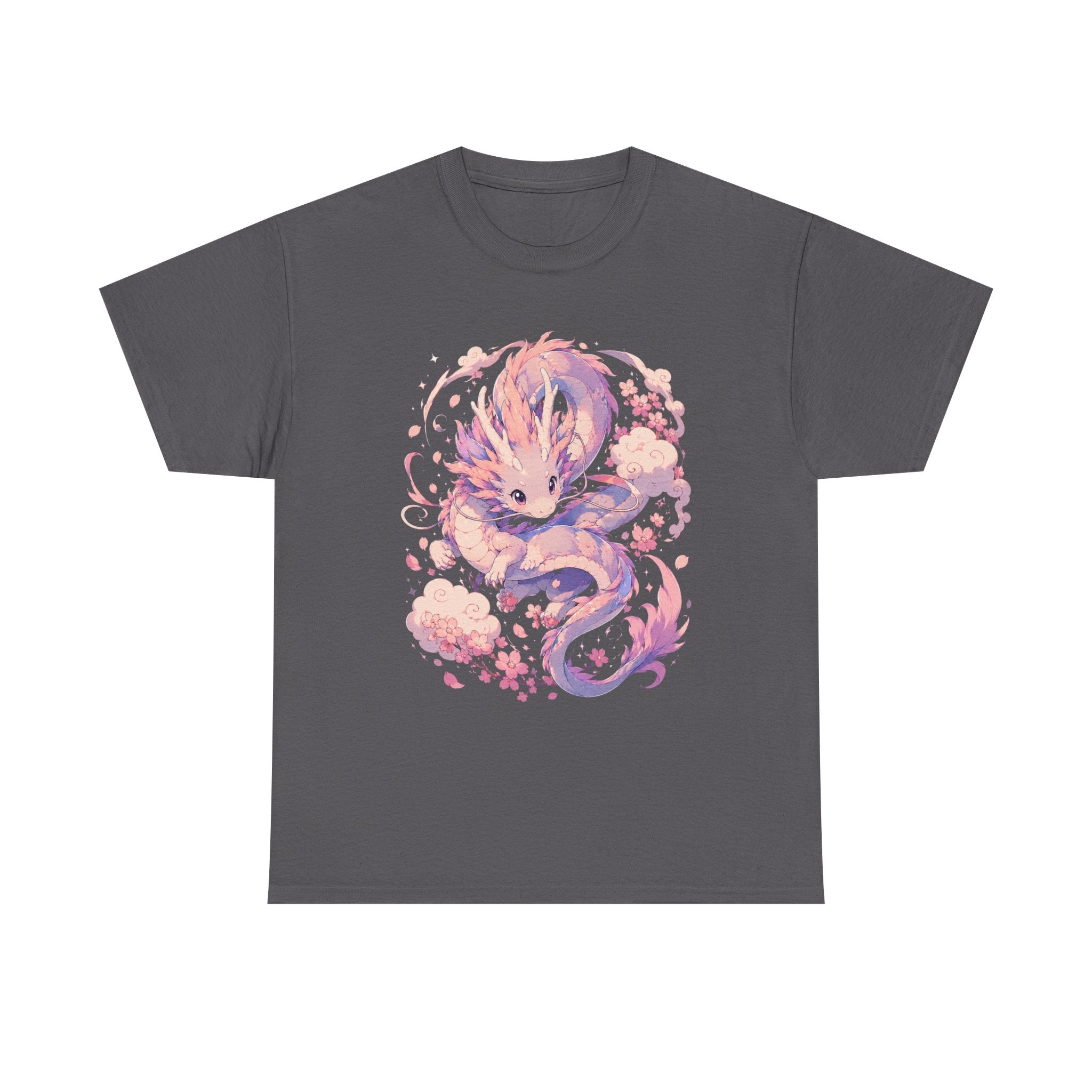 Dragon Fox Tee — Pastel Mythical Creature Graphic Shirt - Adult