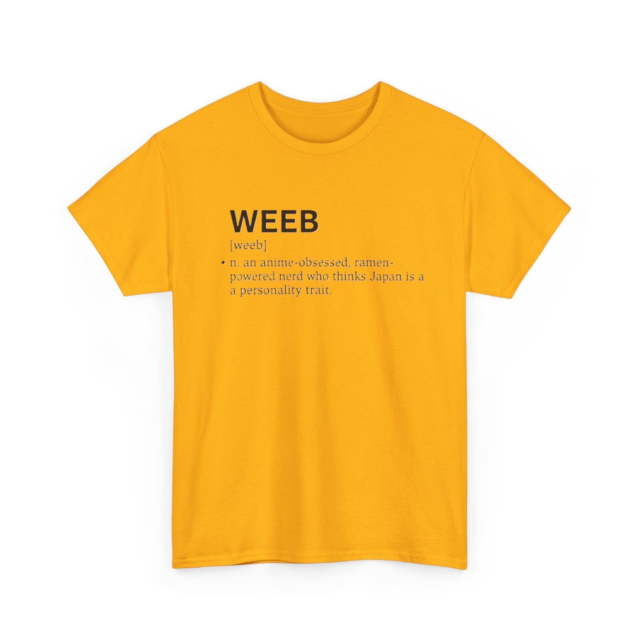 Weeb Definition T-Shirt — Funny Anime Lover Tee - Adult