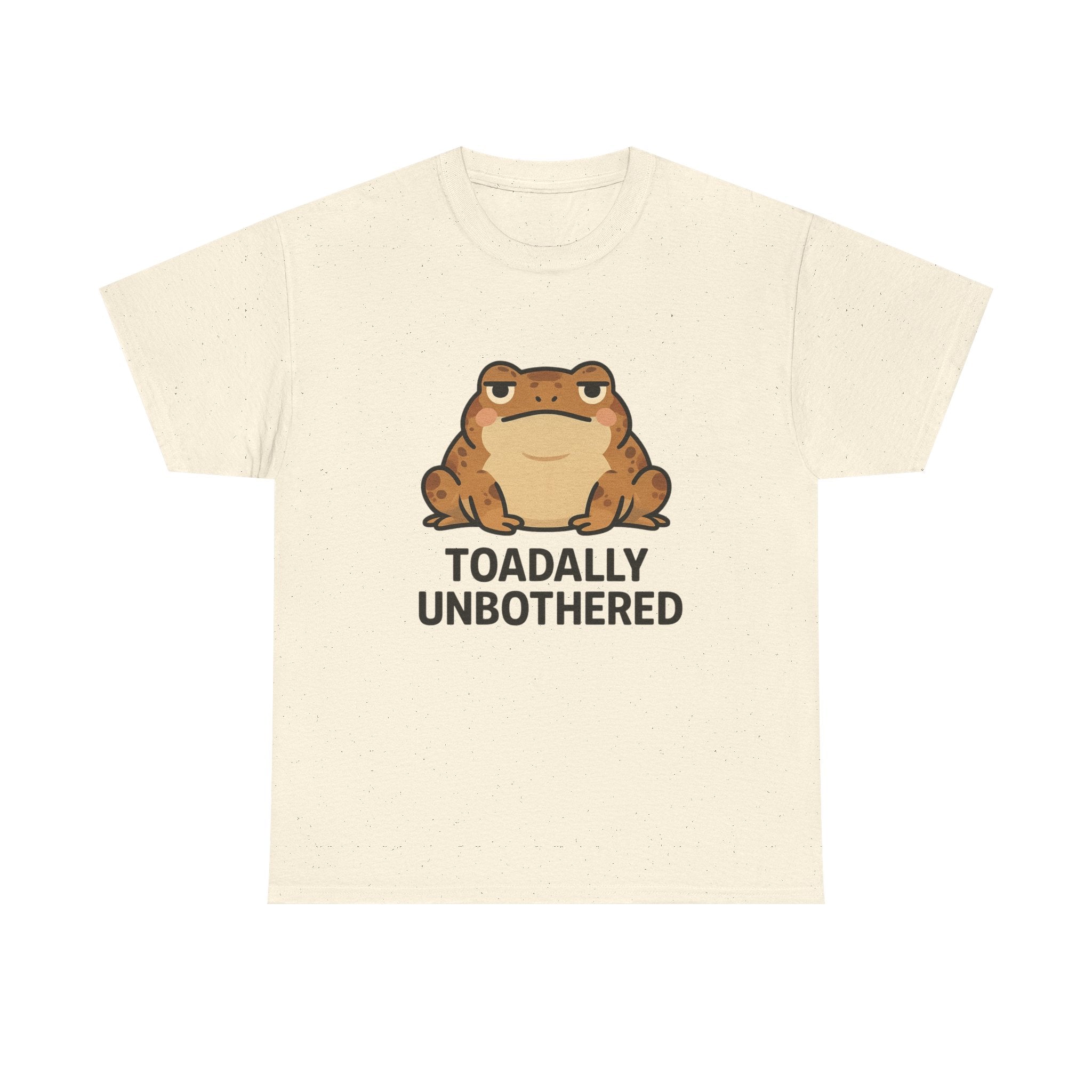 Toadally Unbothered T-Shirt — Cute Relaxed Frog Graphic Tee - Adult