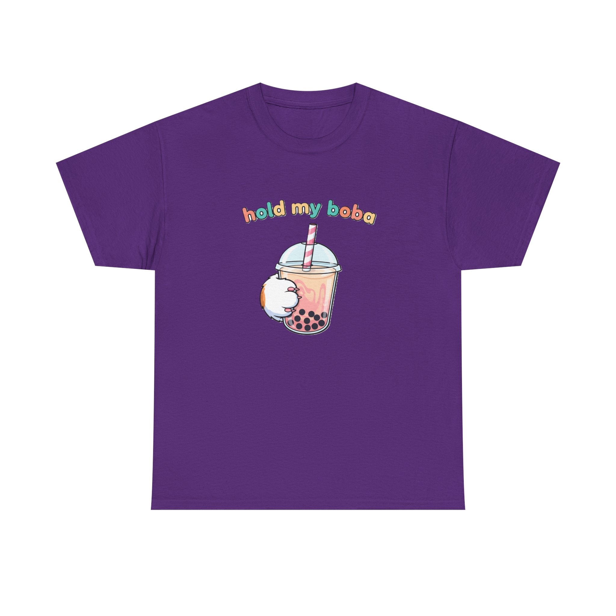 Hold My Boba T‑Shirt — Cute Bubble Tea Graphic Tee - Adult