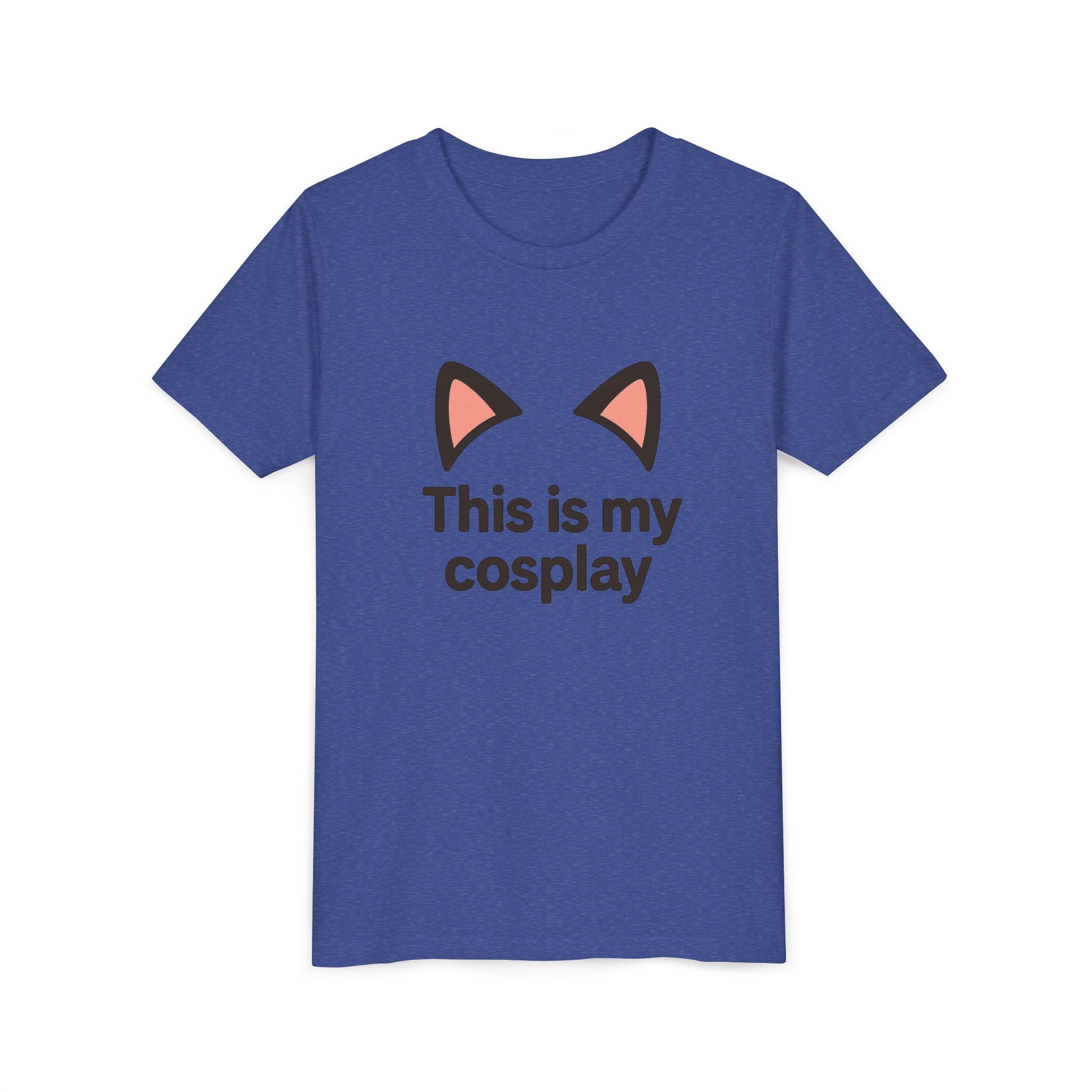 Youth Tee — "This Is My Cosplay" Cat Ear Graphic