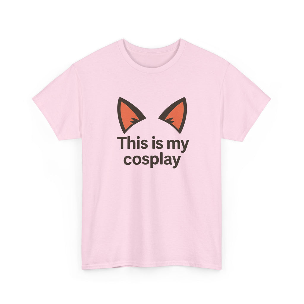 Cosplay Tee — "This is my cosplay" Fox Ear Graphic T-Shirt - Adult