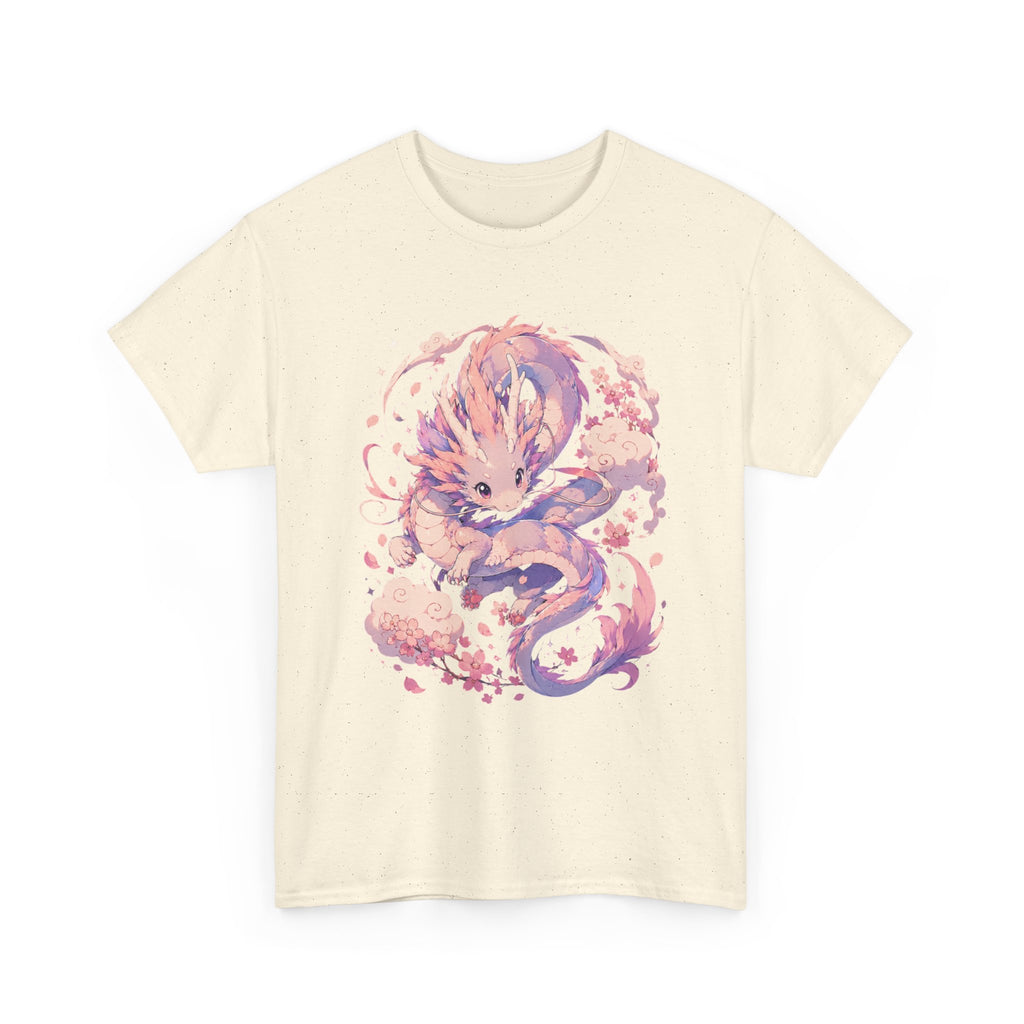 Dragon Fox Tee — Pastel Mythical Creature Graphic Shirt - Adult