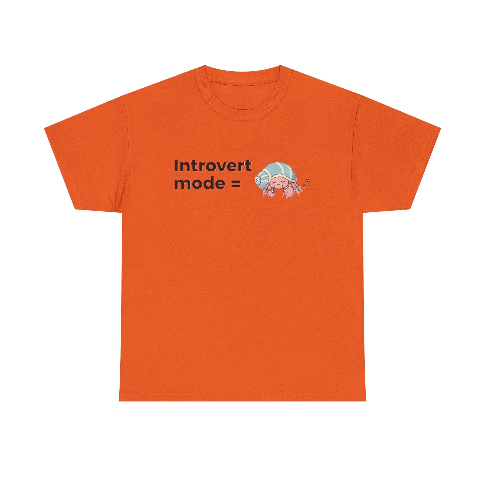 Introvert Mode Graphic Tee — Cute Anime Girl "Introvert mode" T-Shirt - Adult