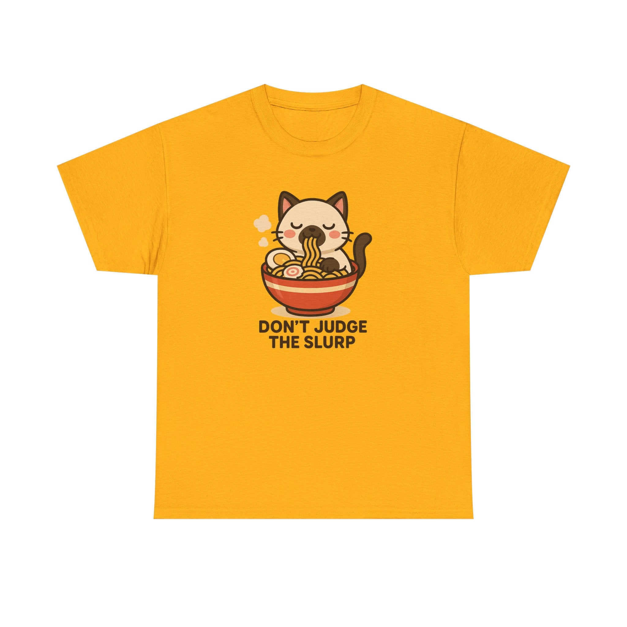 Don’t Judge The Slurp Cat Ramen Tee - Adult