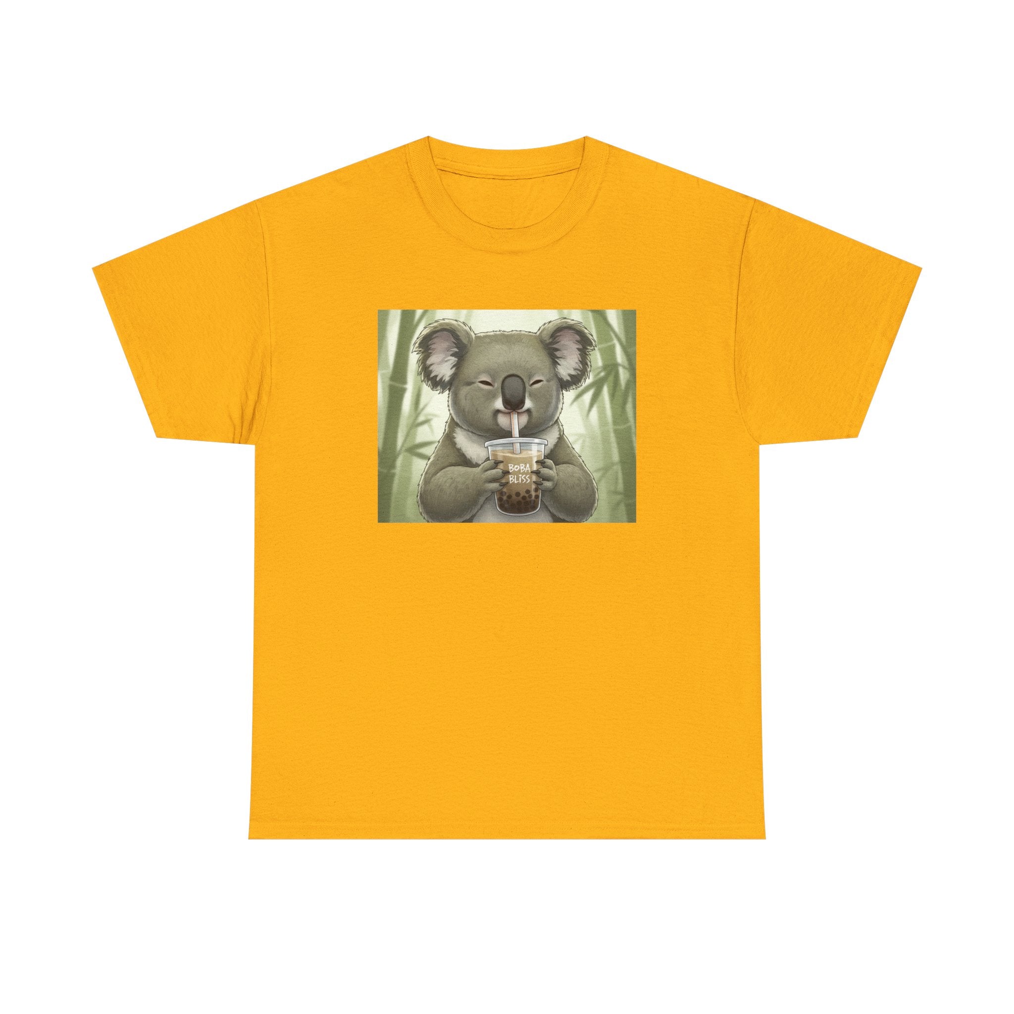 Koala Bubble Tea T‑Shirt — Cute Koala Drinking Boba Graphic Tee - Adult