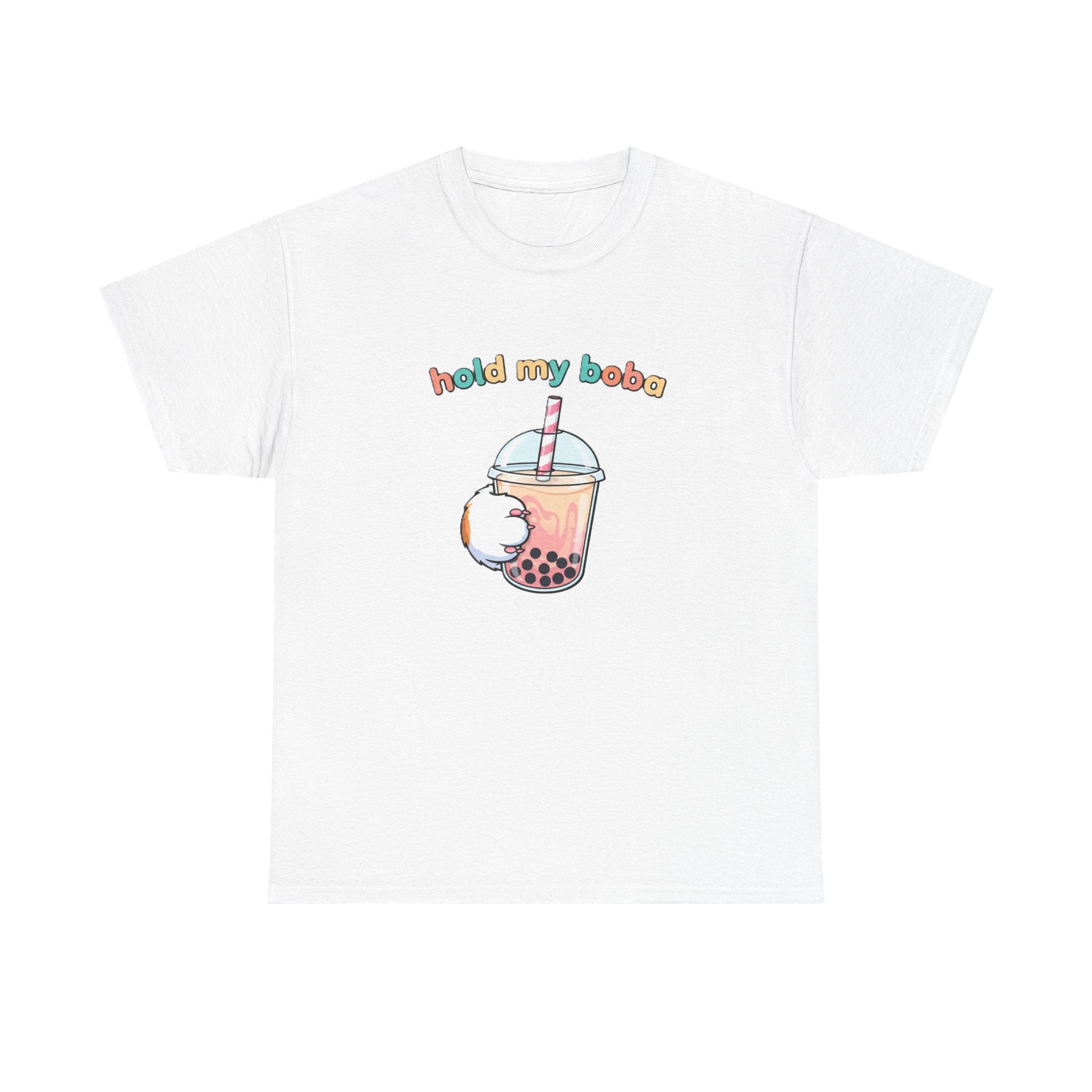 Hold My Boba T‑Shirt — Cute Bubble Tea Graphic Tee - Adult