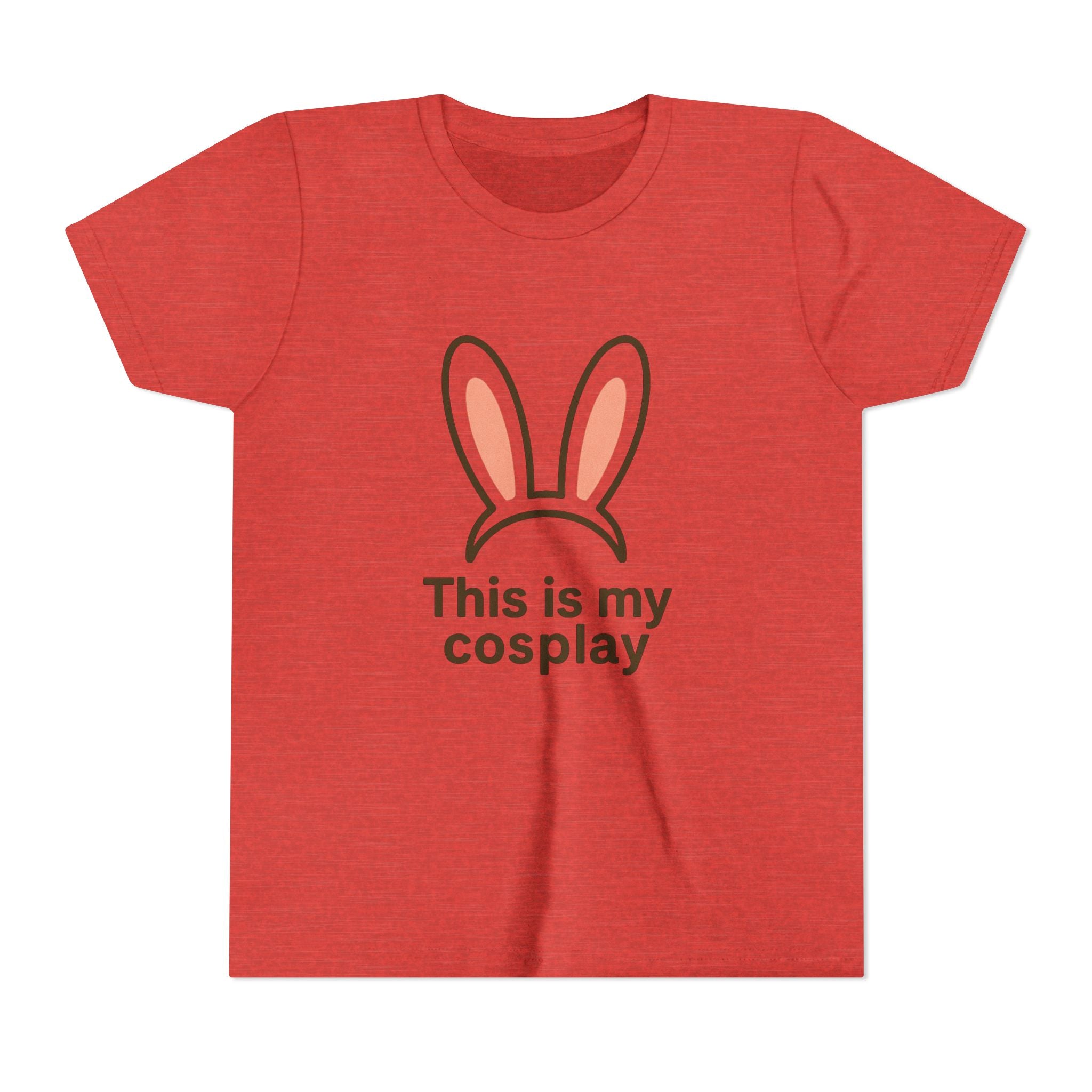 Youth Tee — "This is my cosplay" Bunny Ears Kids T‑Shirt