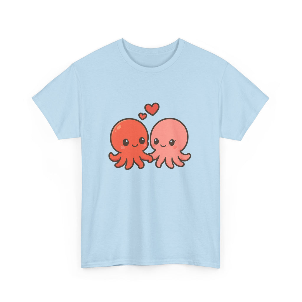 Octopus Couple Tee — Cute Kawaii Love Octopus T-Shirt - Adult