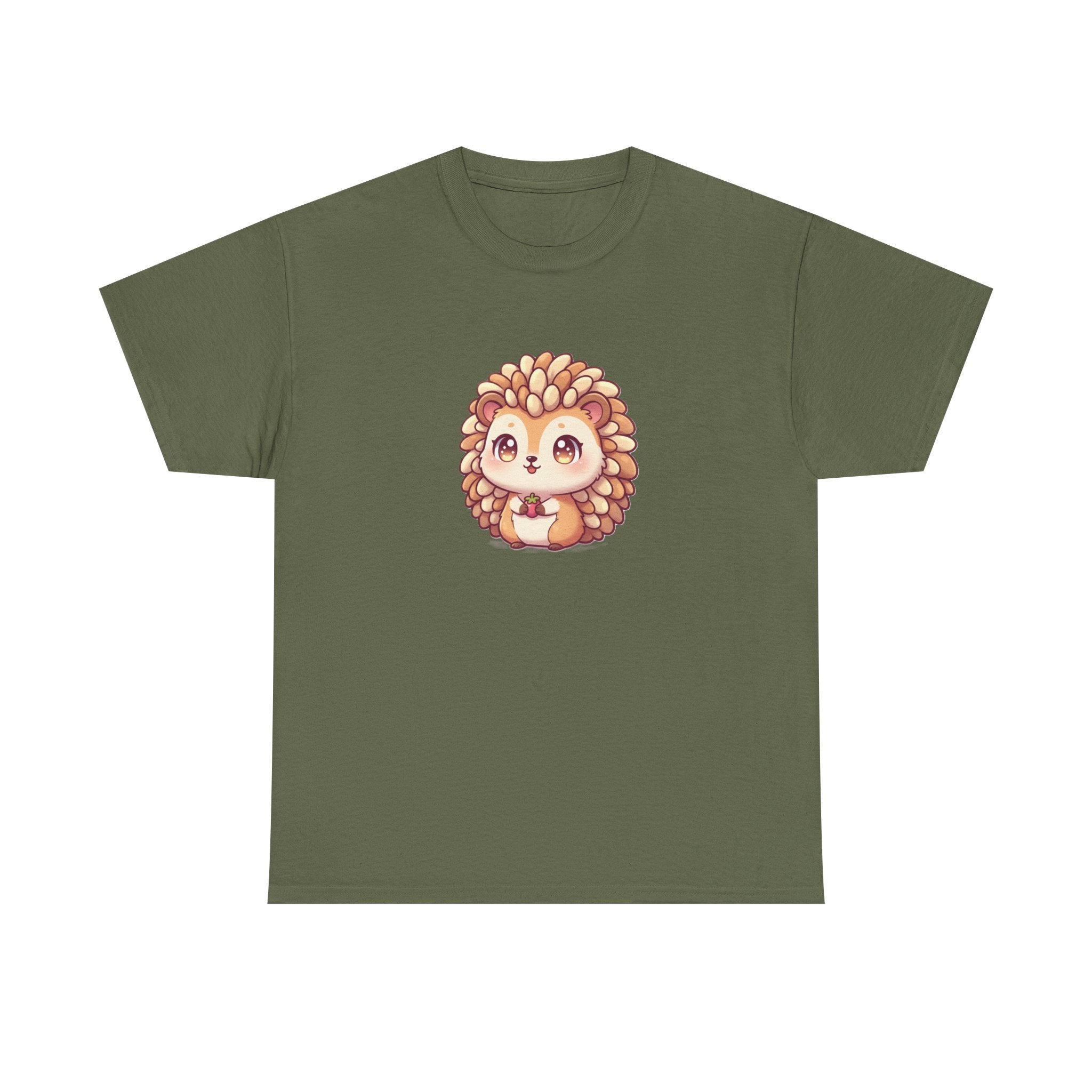 Cute Hedgehog T‑Shirt — Kawaii Woodland Animal Tee - Adult