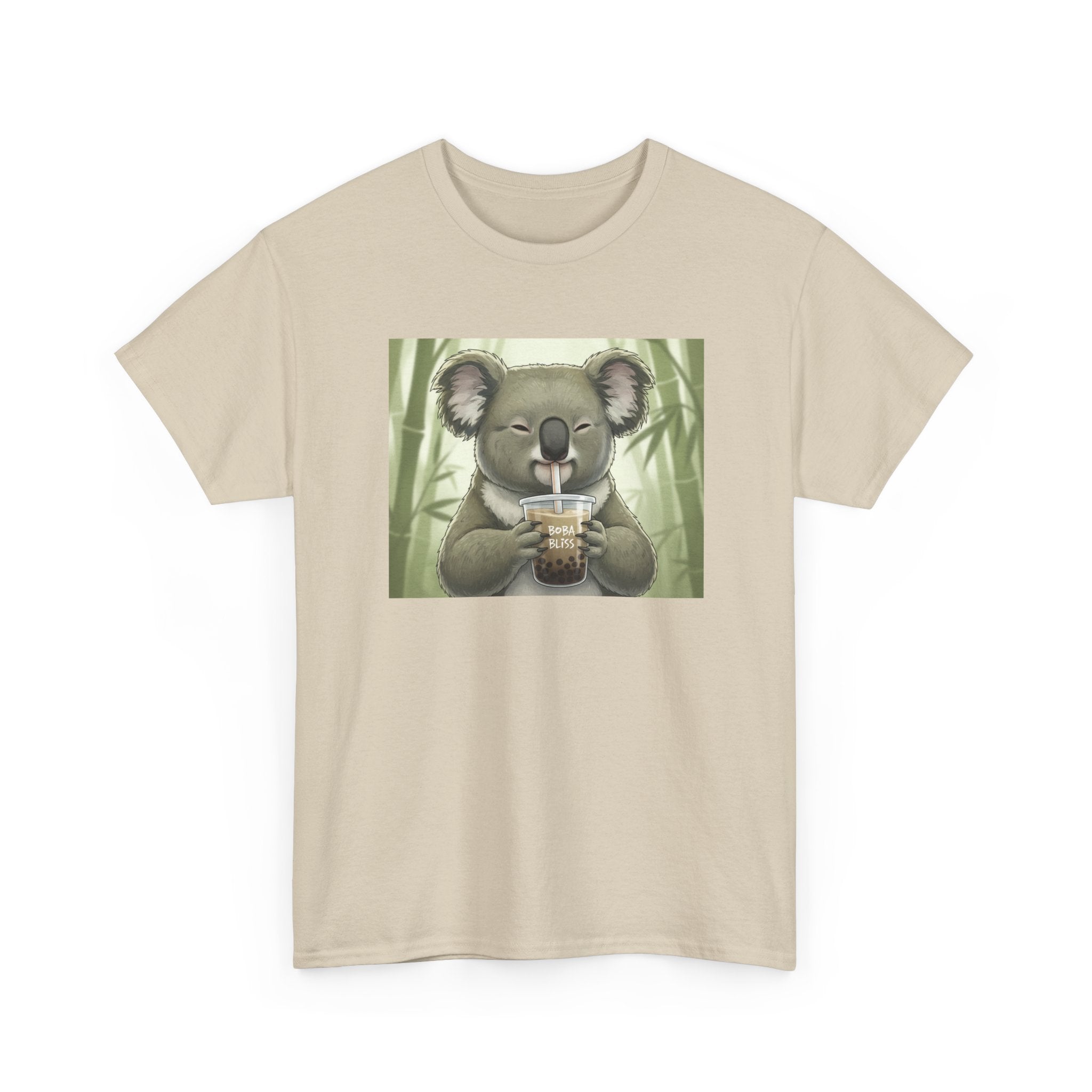 Koala Bubble Tea T‑Shirt — Cute Koala Drinking Boba Graphic Tee - Adult
