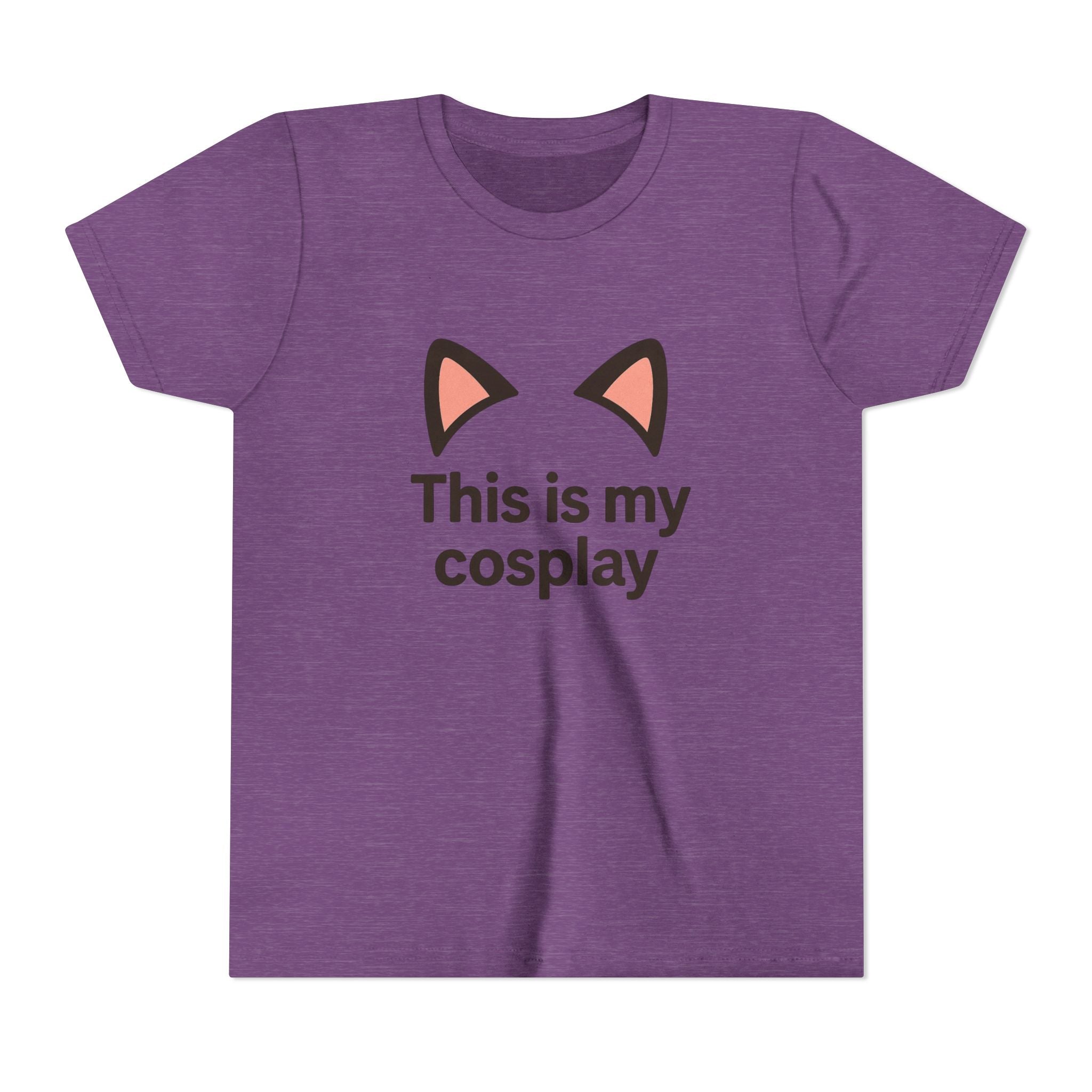 Youth Tee — "This Is My Cosplay" Cat Ear Graphic