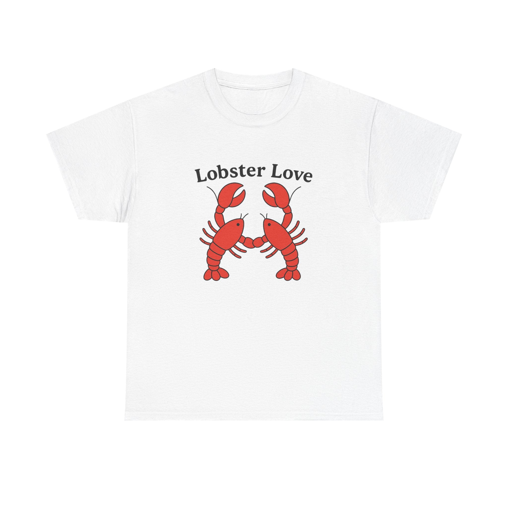Lobster Love T‑Shirt — Cute Lobster Couple Graphic Tee - Adult