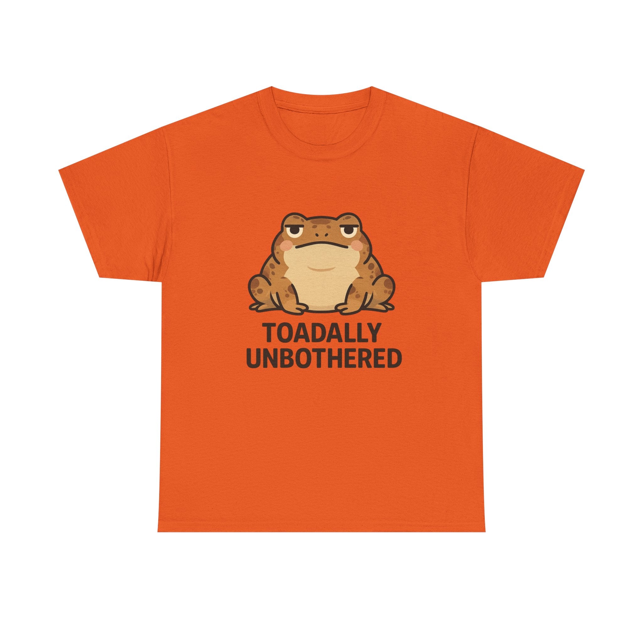 Toadally Unbothered T-Shirt — Cute Relaxed Frog Graphic Tee - Adult