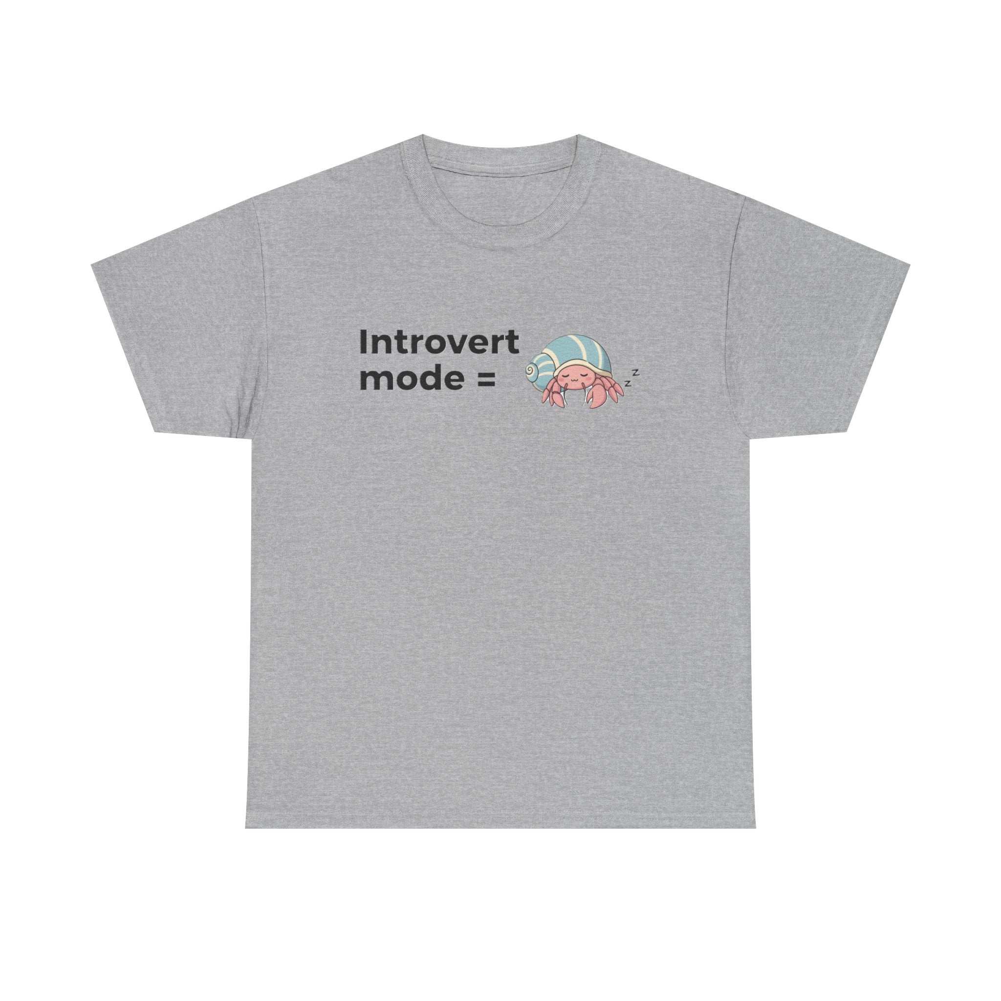 Introvert Mode Graphic Tee — Cute Anime Girl "Introvert mode" T-Shirt - Adult