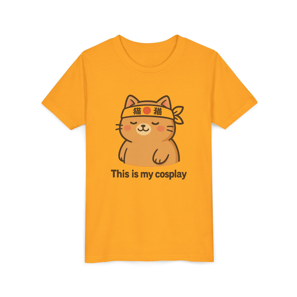 Kids" This Is My Cosplay" Cat Tee — Cute Anime Kawaii Cat Costume Shirt for Children