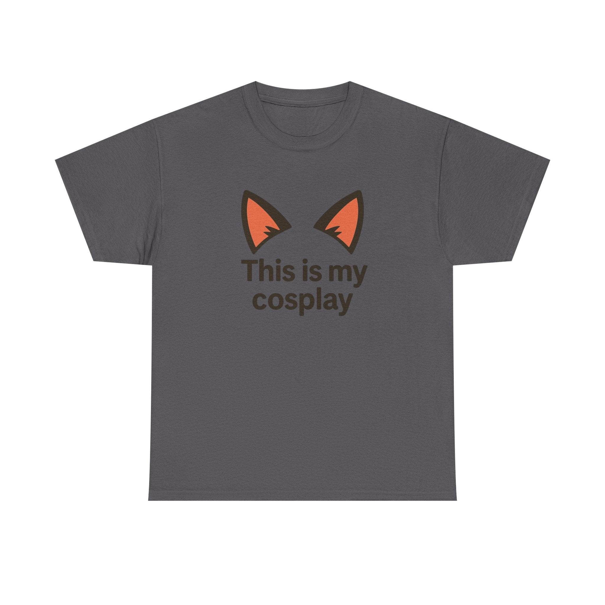 Cosplay Tee — "This is my cosplay" Fox Ear Graphic T-Shirt - Adult