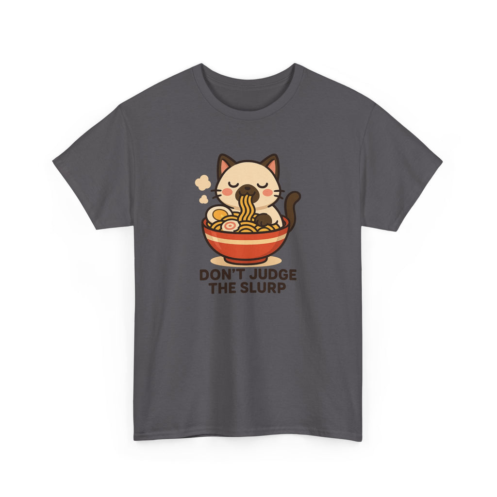 Don’t Judge The Slurp Cat Ramen Tee - Adult