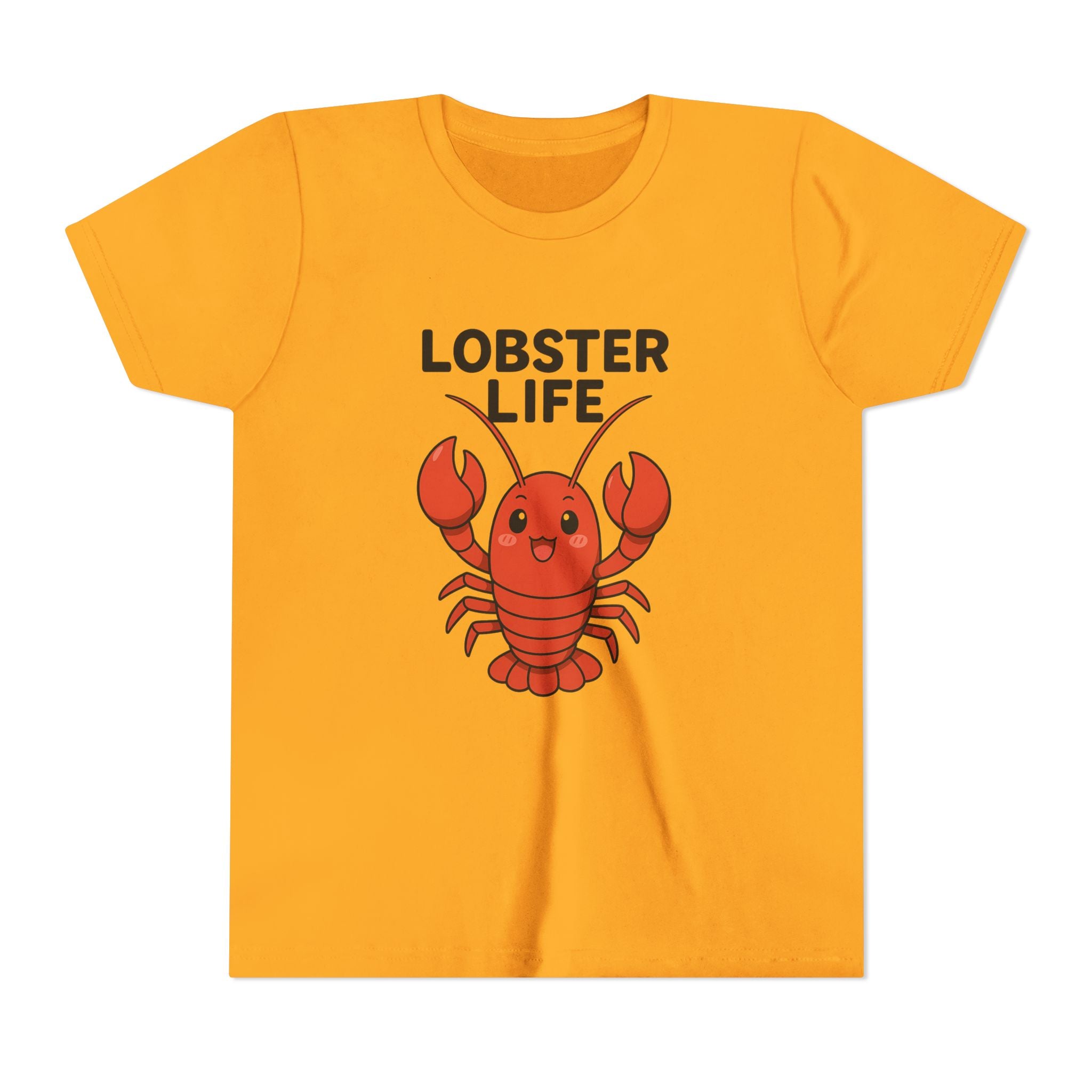 Youth Tee — Cute "Lobster Life" Kids T-Shirt (Summer Beach Shirt)