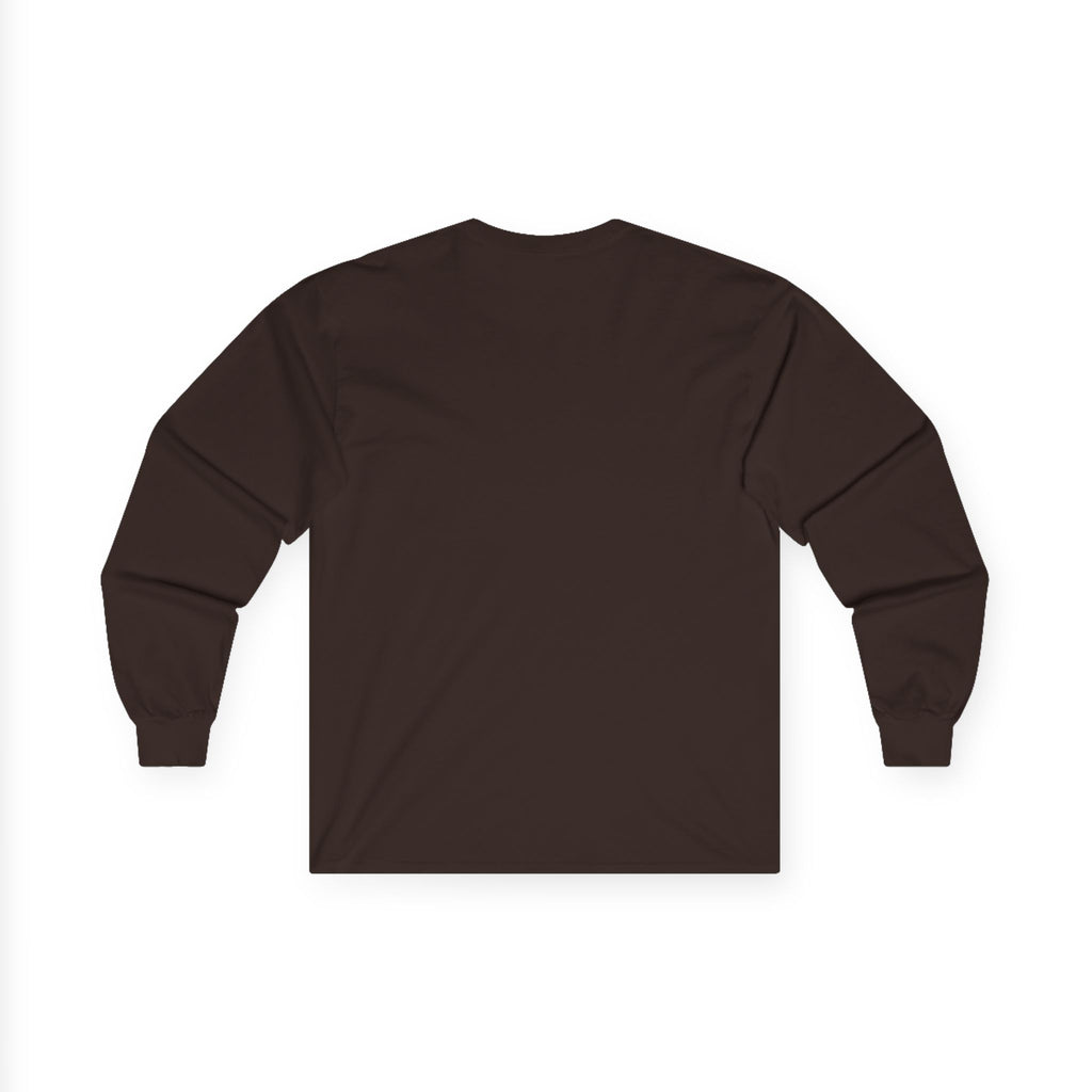 Boba Cat Long Sleeve Tee — "Hold My Boba" Cute Bubble Tea Shirt - Adult