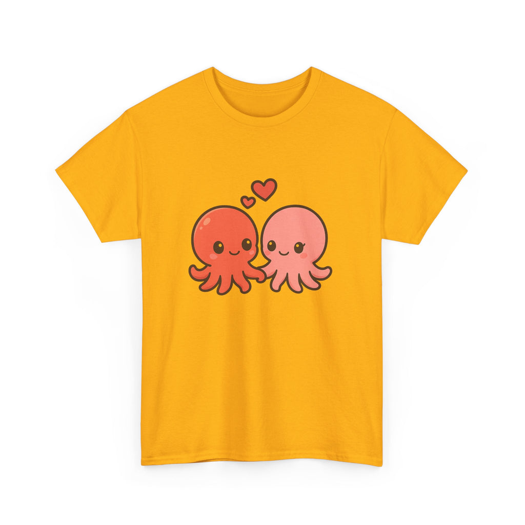 Octopus Couple Tee — Cute Kawaii Love Octopus T-Shirt - Adult