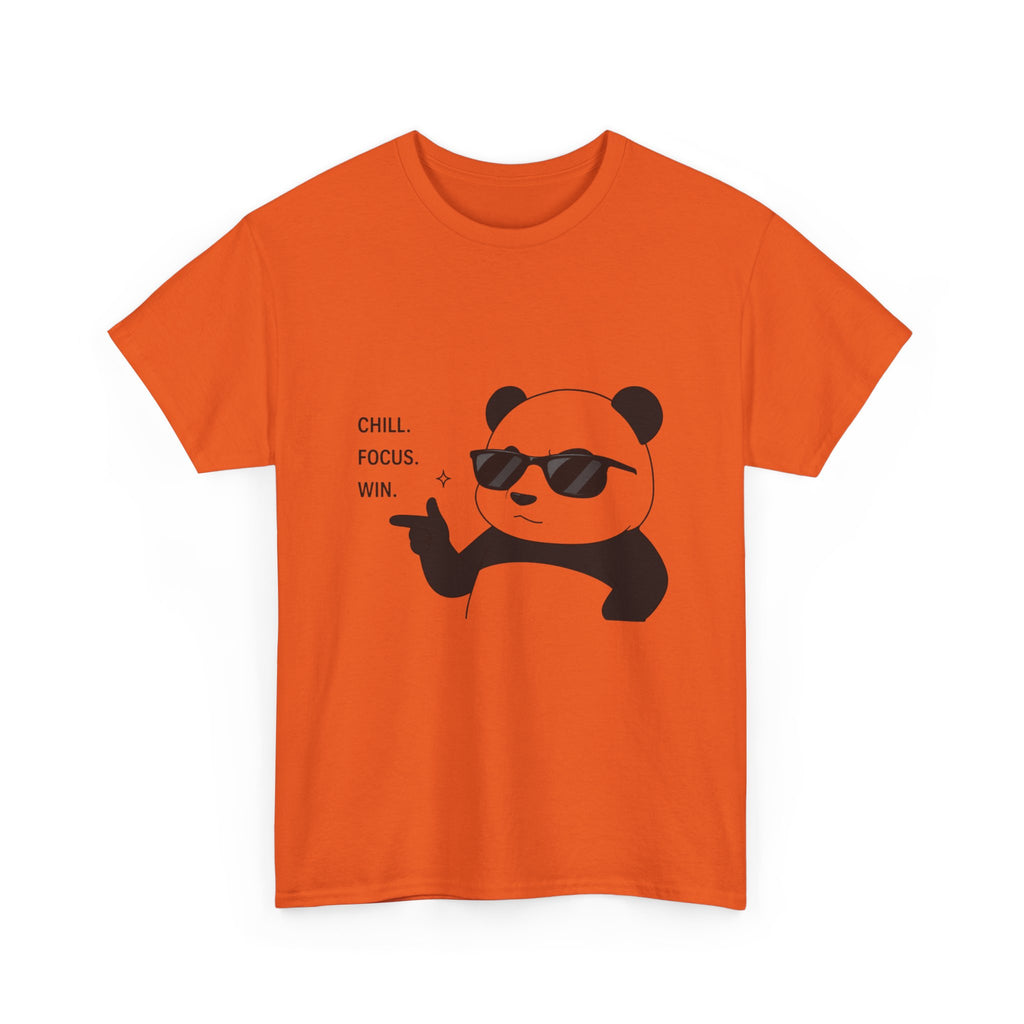 Panda 'Chill. Focus. Win.' T-Shirt - Adult