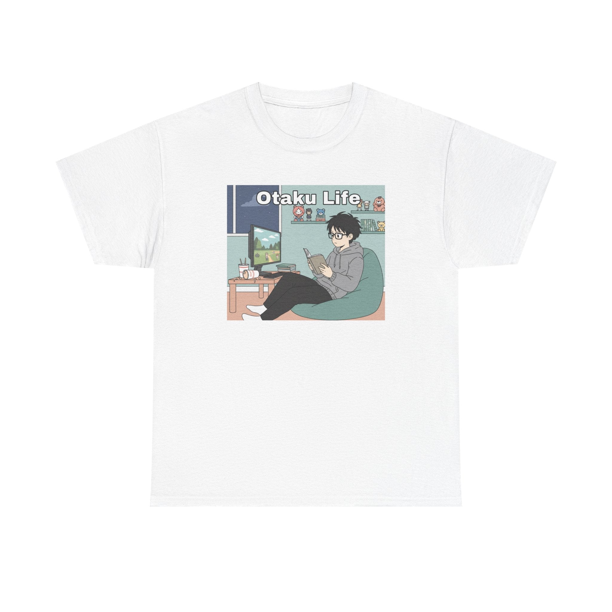 Otaku Life T-Shirt — Chill Anime Gamer Graphic Tee - Adult