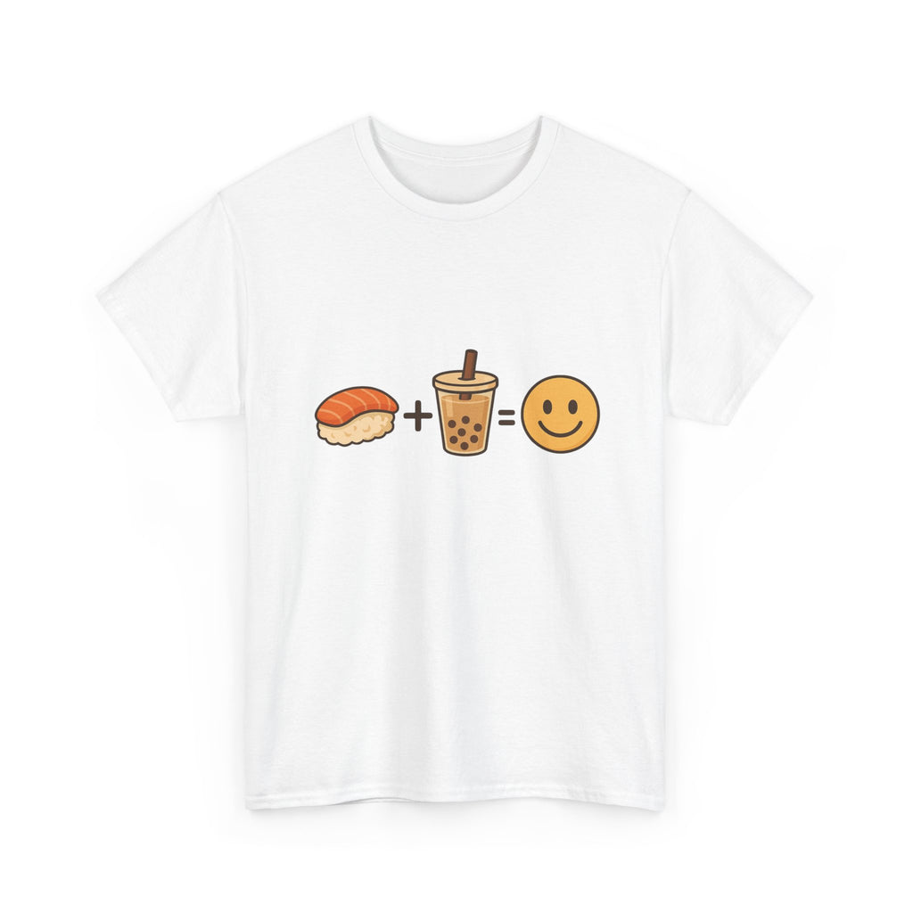 Sushi + Boba = Happy Tee - Adult