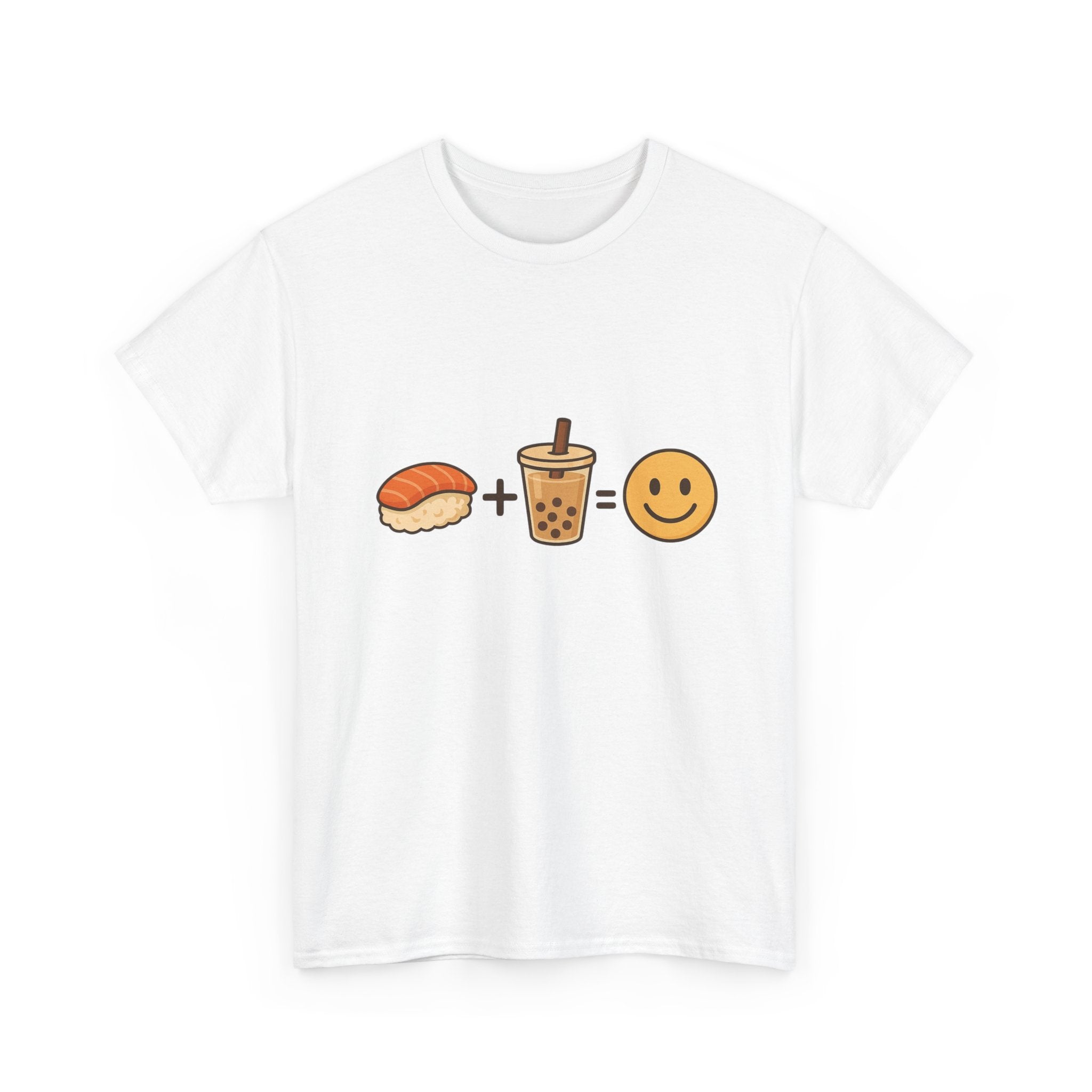 Sushi + Boba = Happy Tee - Adult