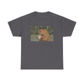 Capybara Drinking Boba T‑Shirt — Cute Cartoon Bubble Tea Tee - Adult