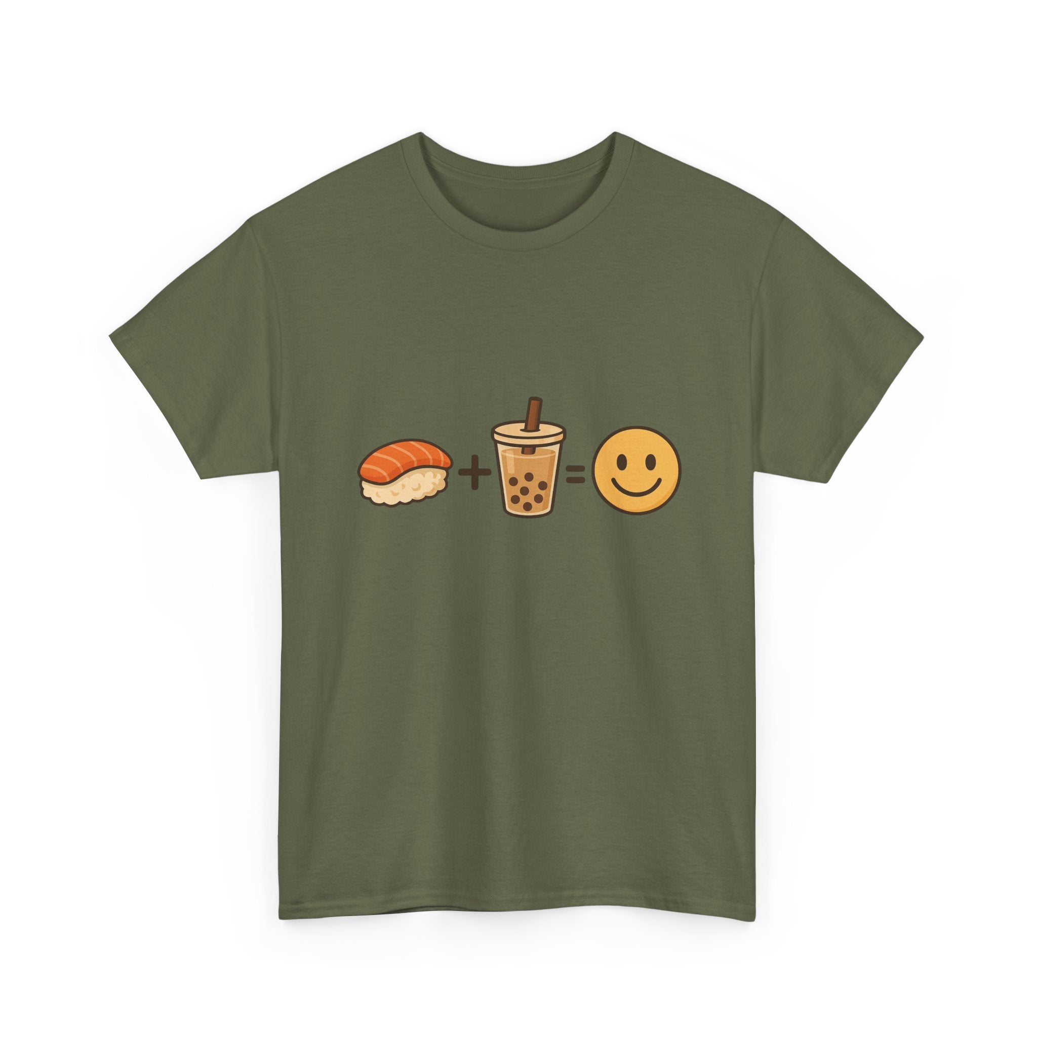 Sushi + Boba = Happy Tee - Adult