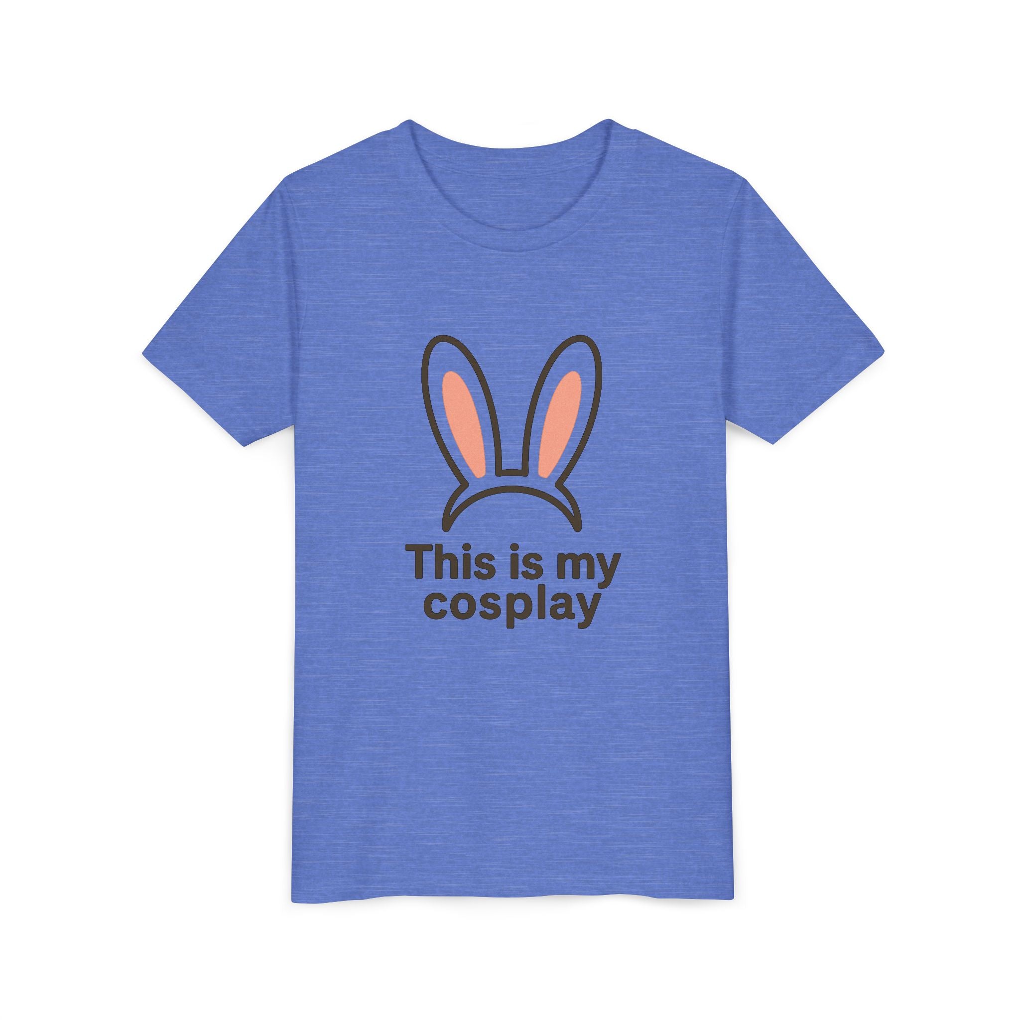 Youth Tee — "This is my cosplay" Bunny Ears Kids T‑Shirt