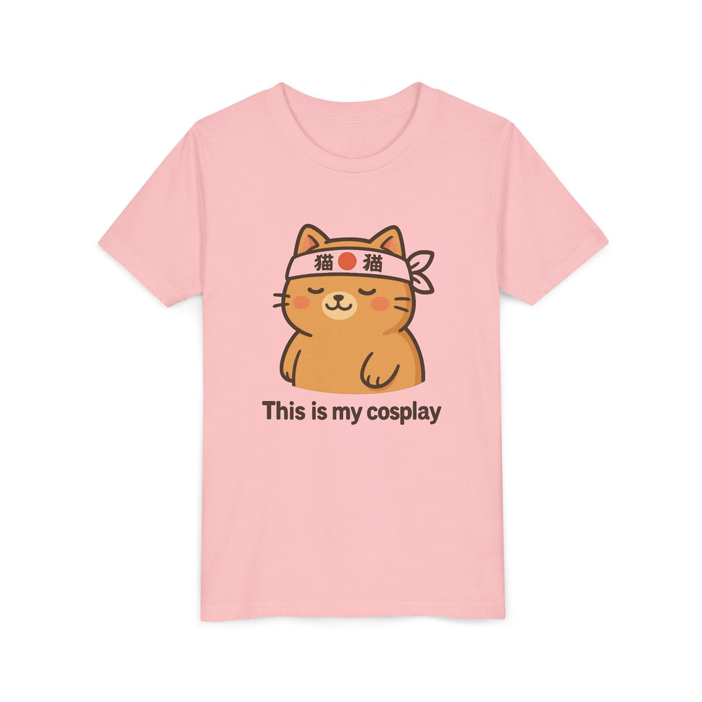 Kids" This Is My Cosplay" Cat Tee — Cute Anime Kawaii Cat Costume Shirt for Children