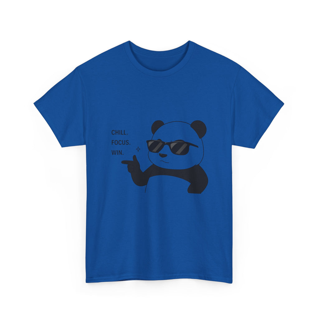 Panda 'Chill. Focus. Win.' T-Shirt - Adult