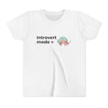 Youth Tee — "Introvert Mode" Cute Shell Crab Graphic Kid's T-Shirt