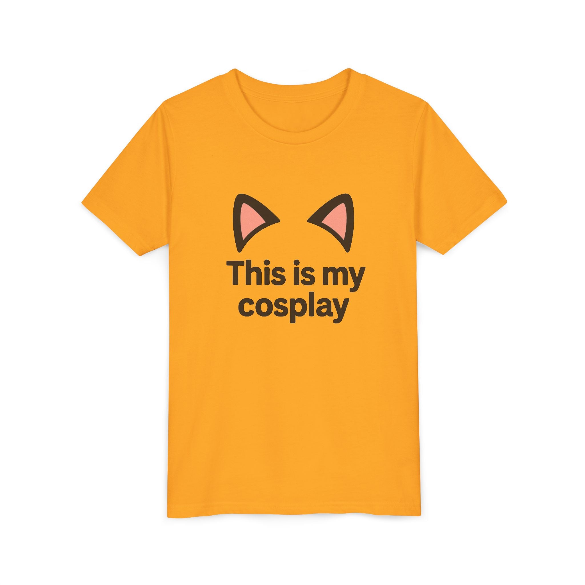 Youth Tee — "This Is My Cosplay" Cat Ear Graphic