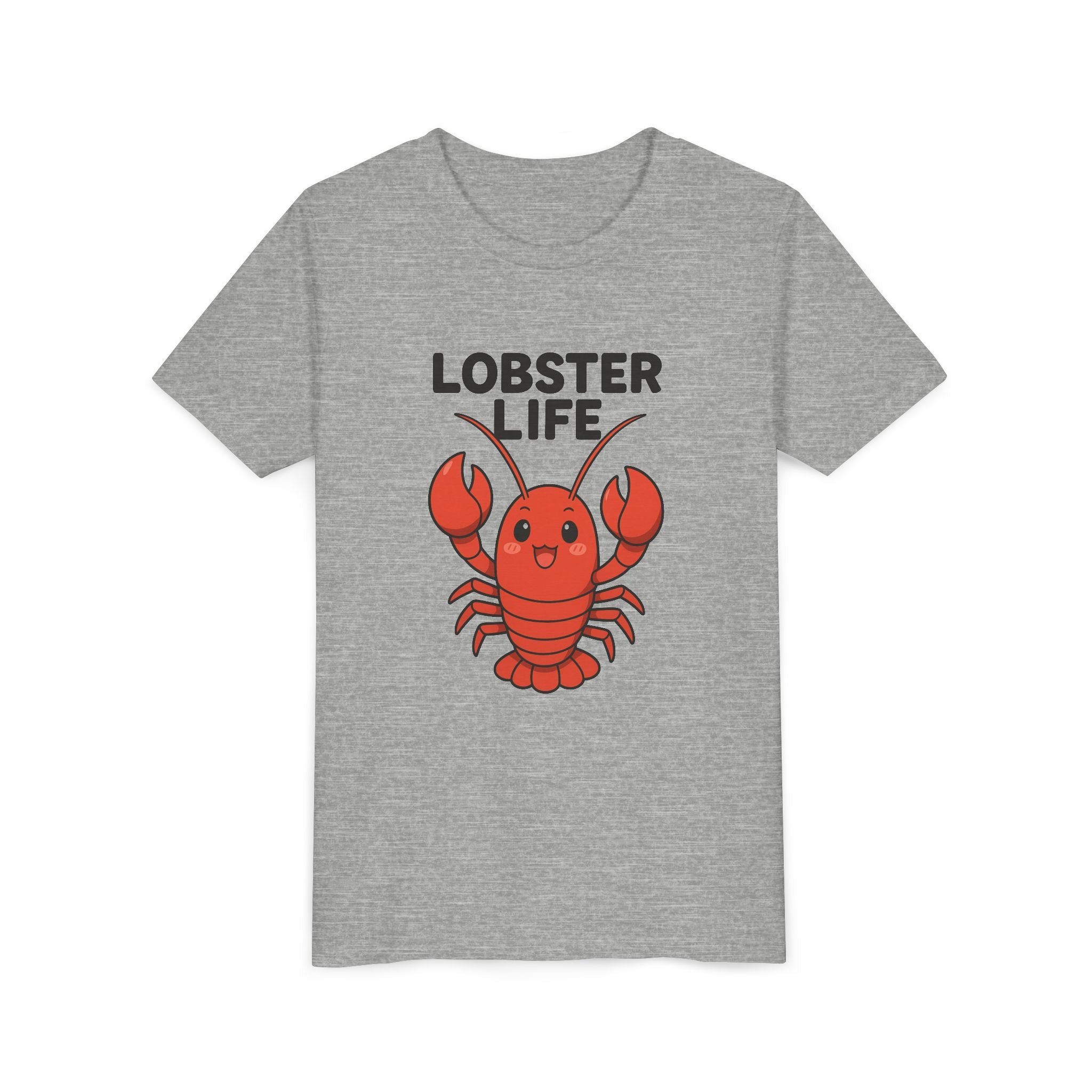 Youth Tee — Cute "Lobster Life" Kids T-Shirt (Summer Beach Shirt)