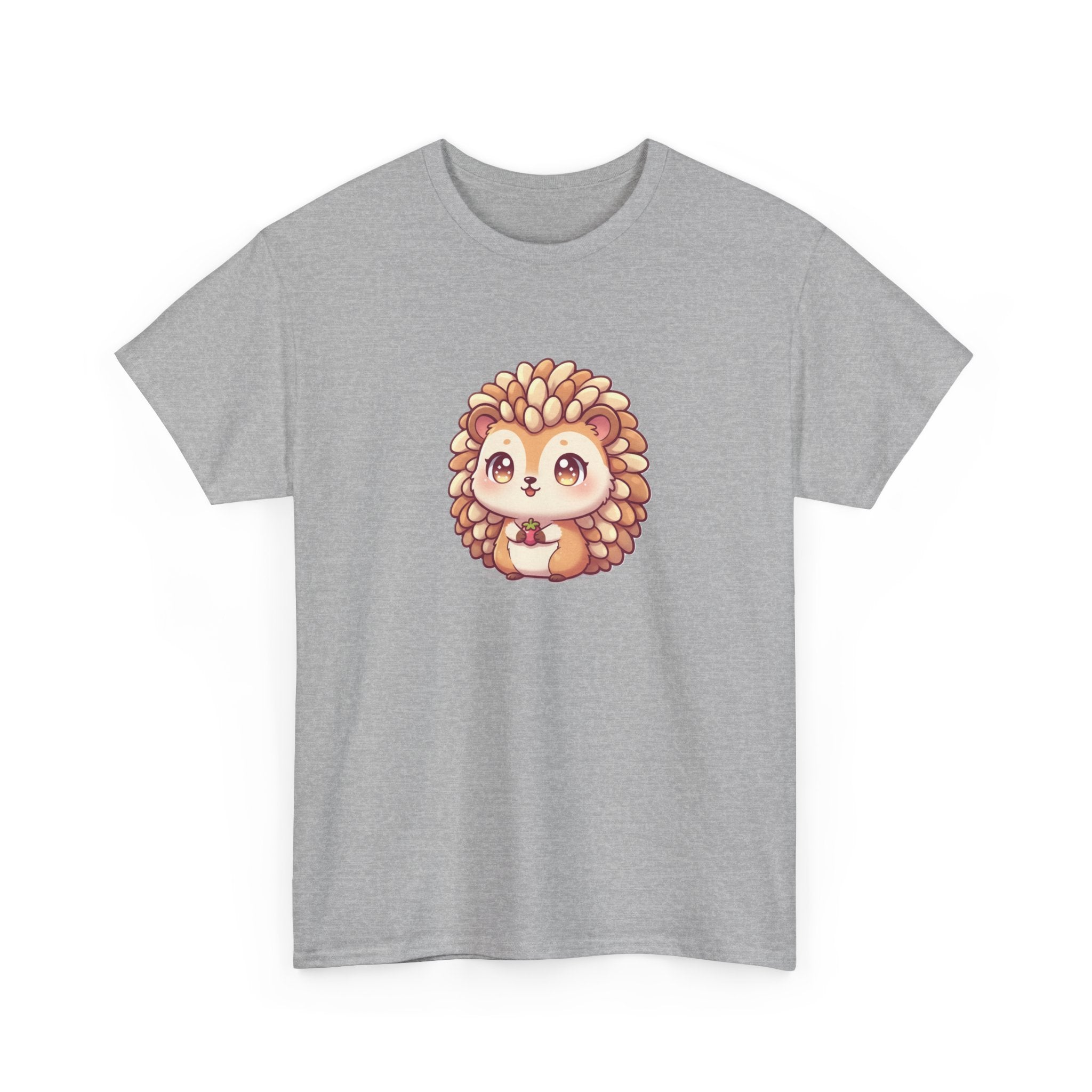 Cute Hedgehog T‑Shirt — Kawaii Woodland Animal Tee - Adult