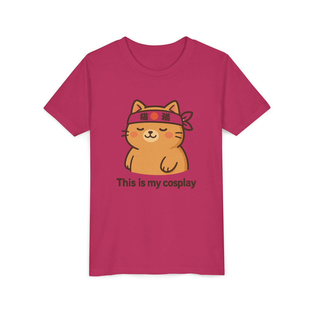Kids" This Is My Cosplay" Cat Tee — Cute Anime Kawaii Cat Costume Shirt for Children