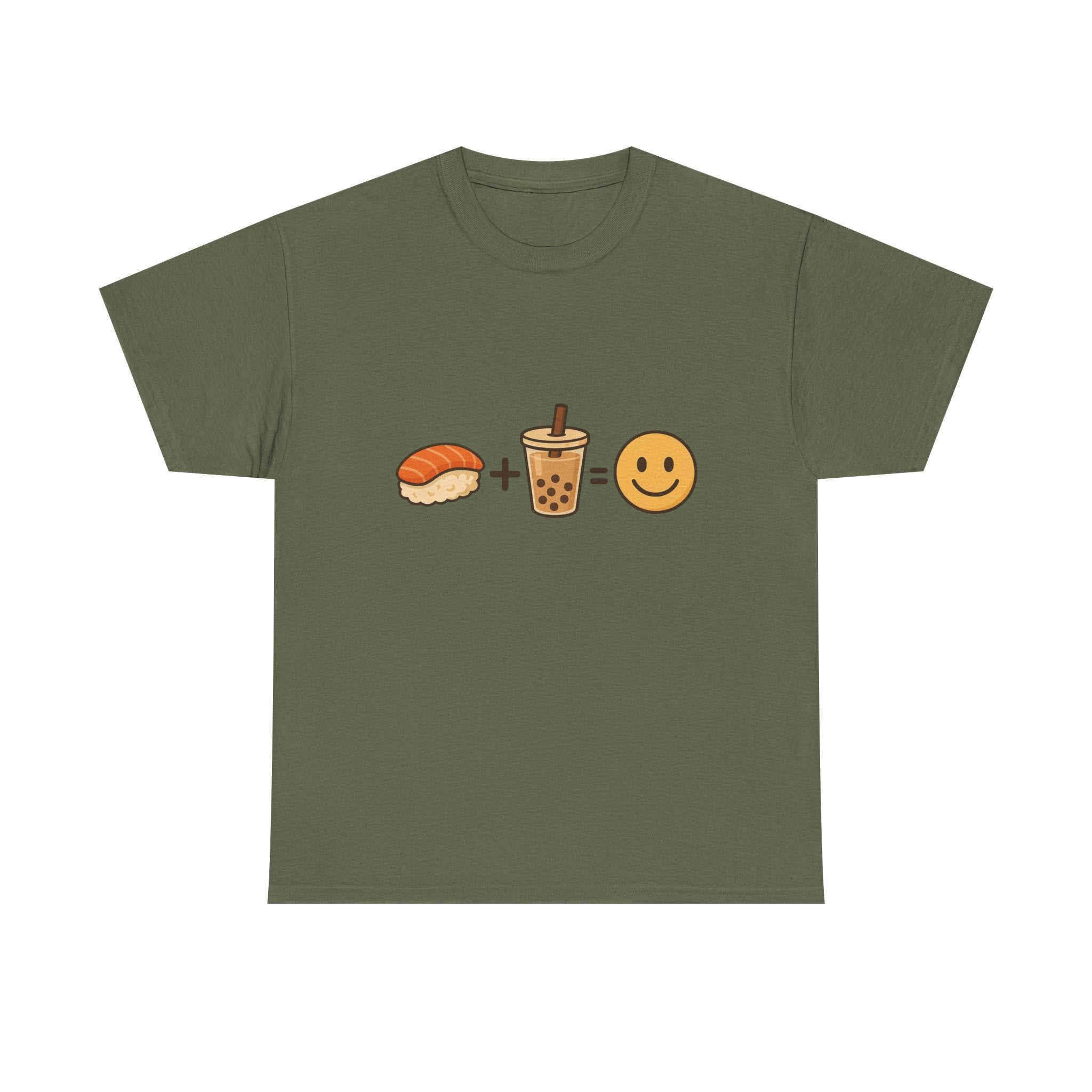 Sushi + Boba = Happy Tee - Adult