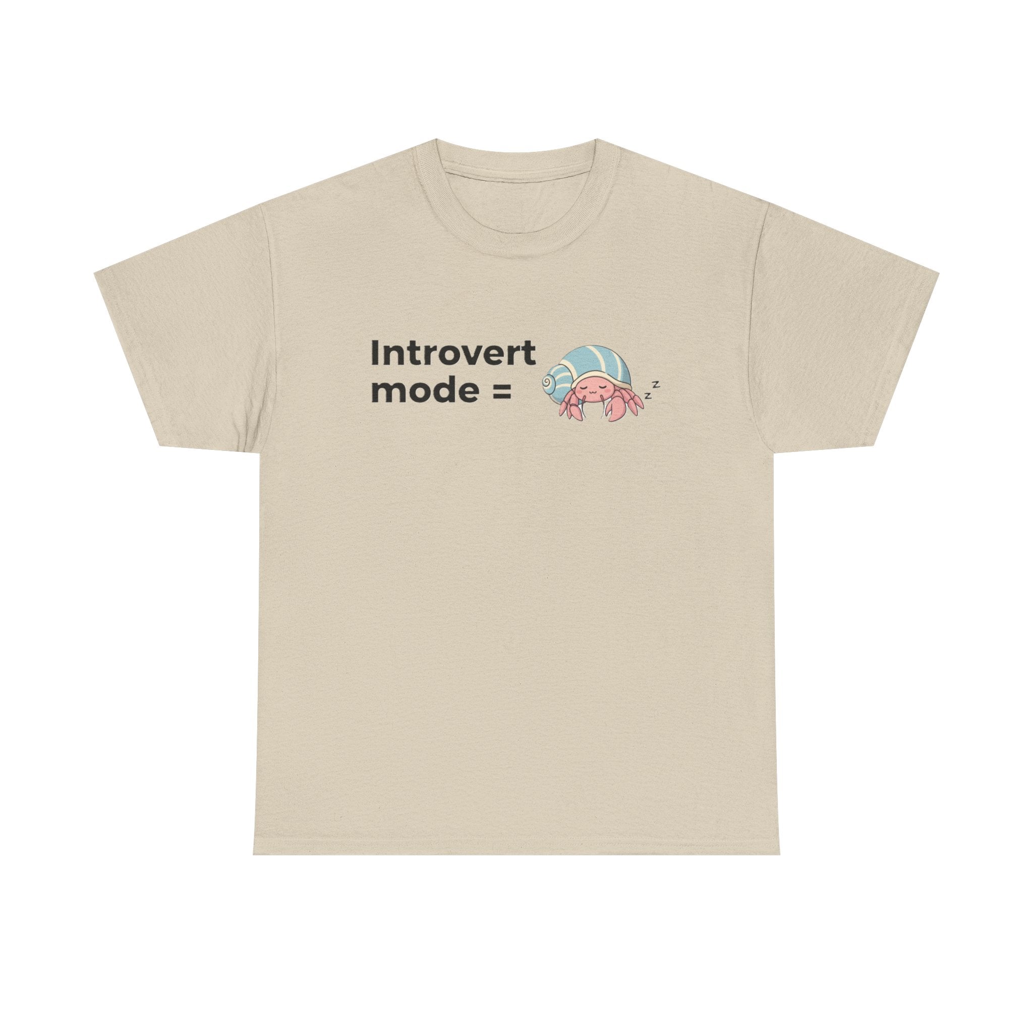 Introvert Mode Graphic Tee — Cute Anime Girl "Introvert mode" T-Shirt - Adult
