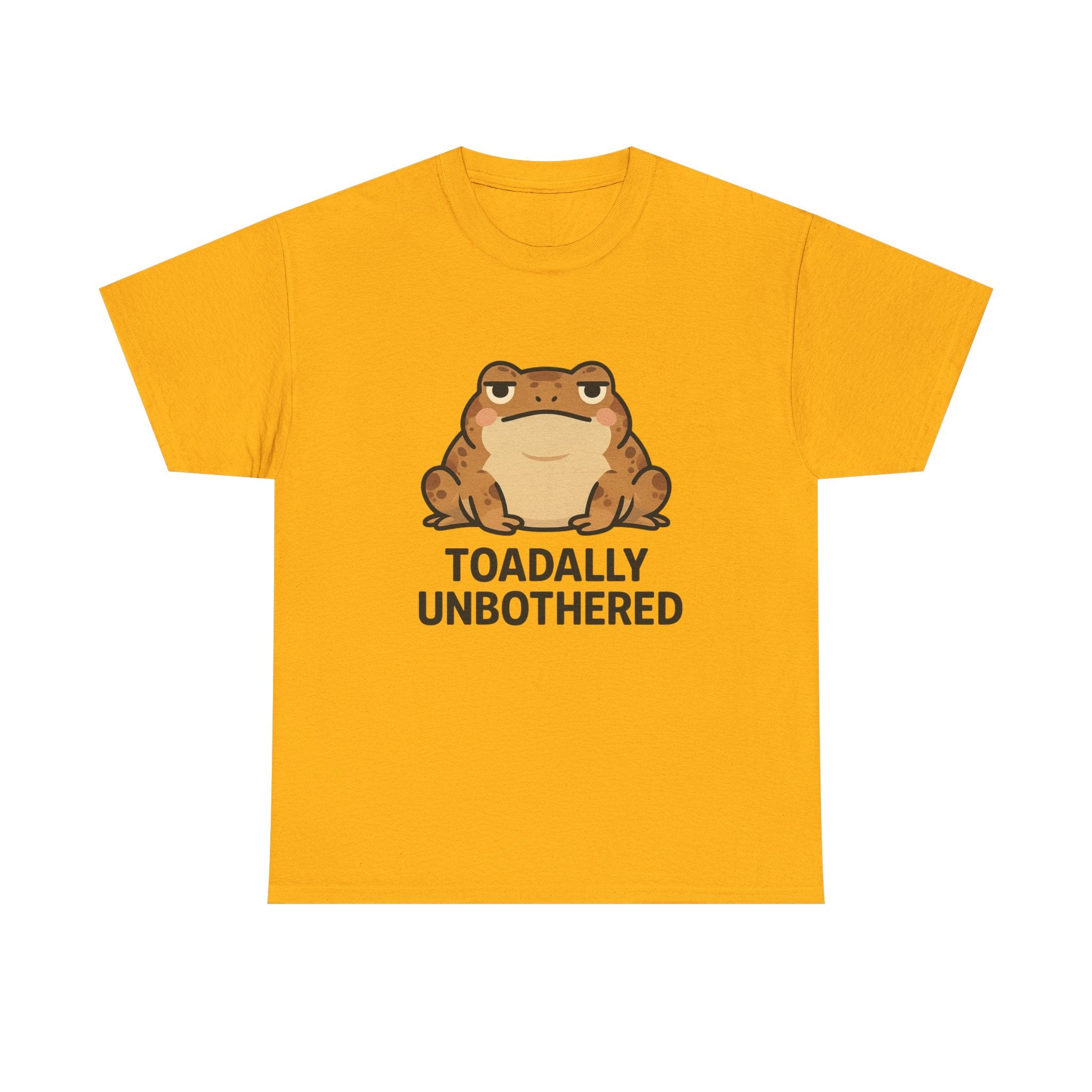 Toadally Unbothered T-Shirt — Cute Relaxed Frog Graphic Tee - Adult
