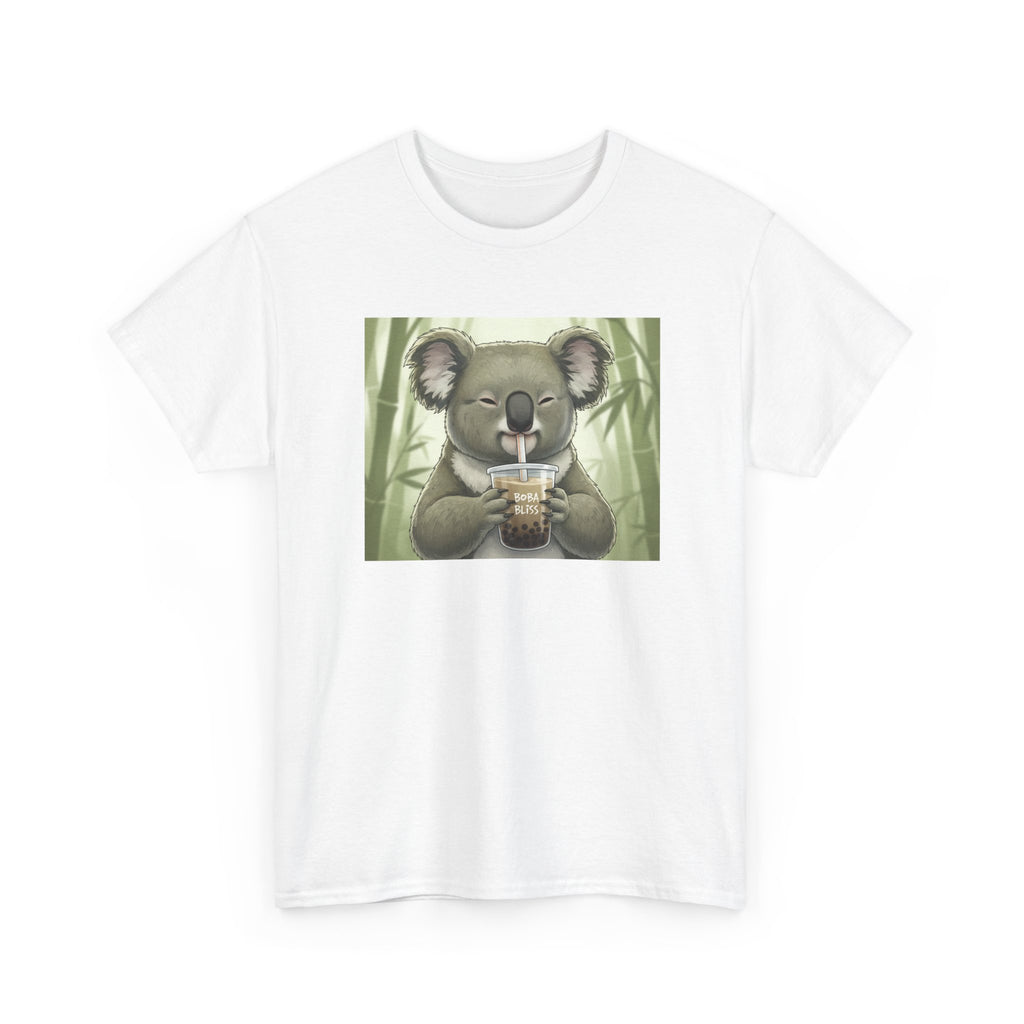 Koala Bubble Tea T‑Shirt — Cute Koala Drinking Boba Graphic Tee - Adult