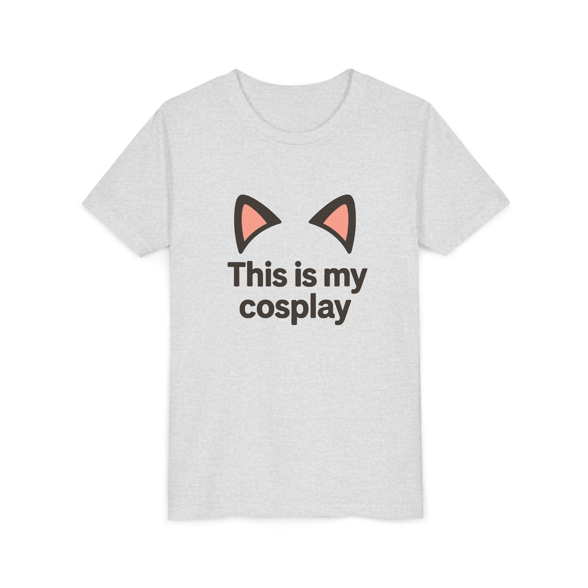 Youth Tee — "This Is My Cosplay" Cat Ear Graphic